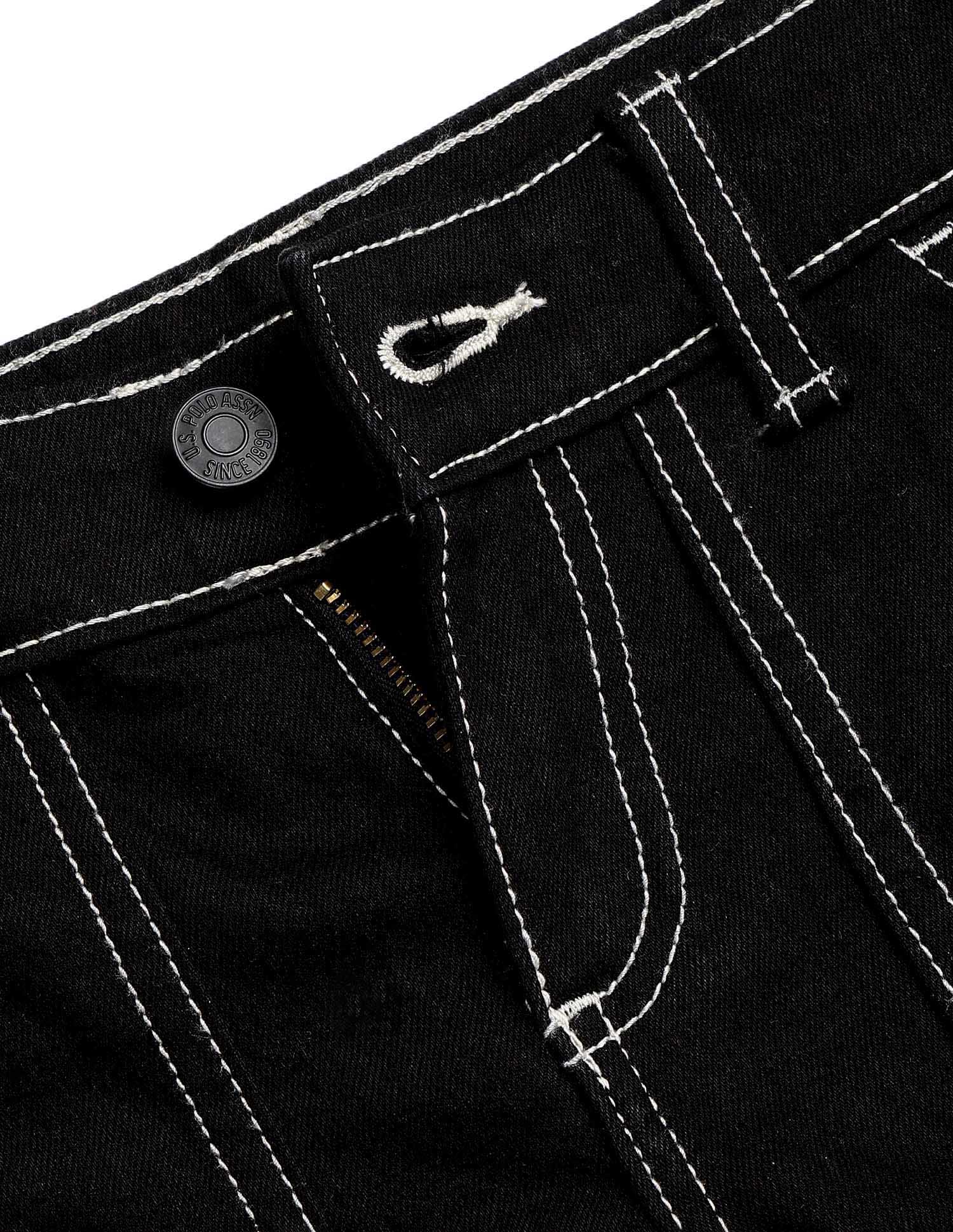 Boys Mid Rise Regular Fit Cargo Jeans - Image 2