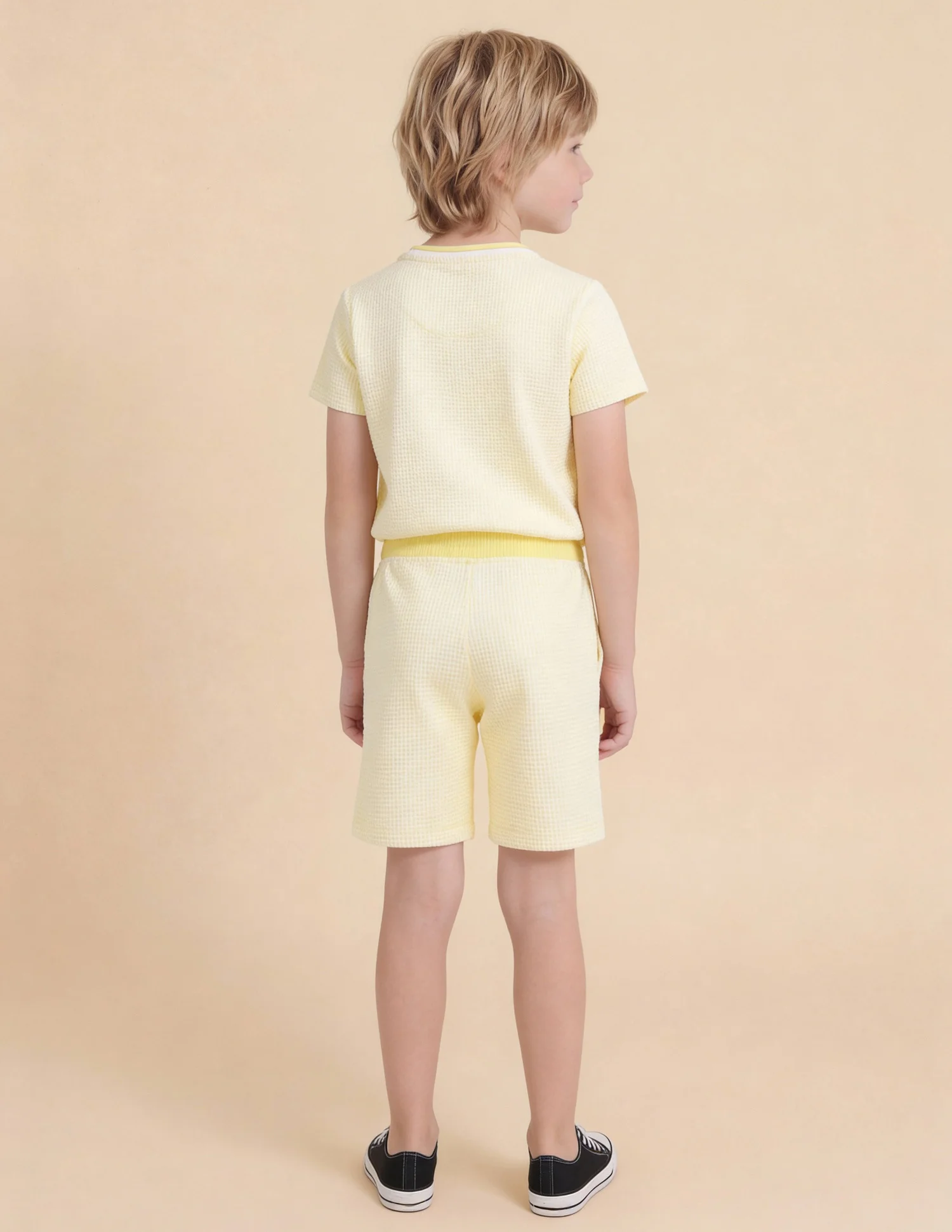 Boys Mid Rise Regular Fit Shorts - Image 5