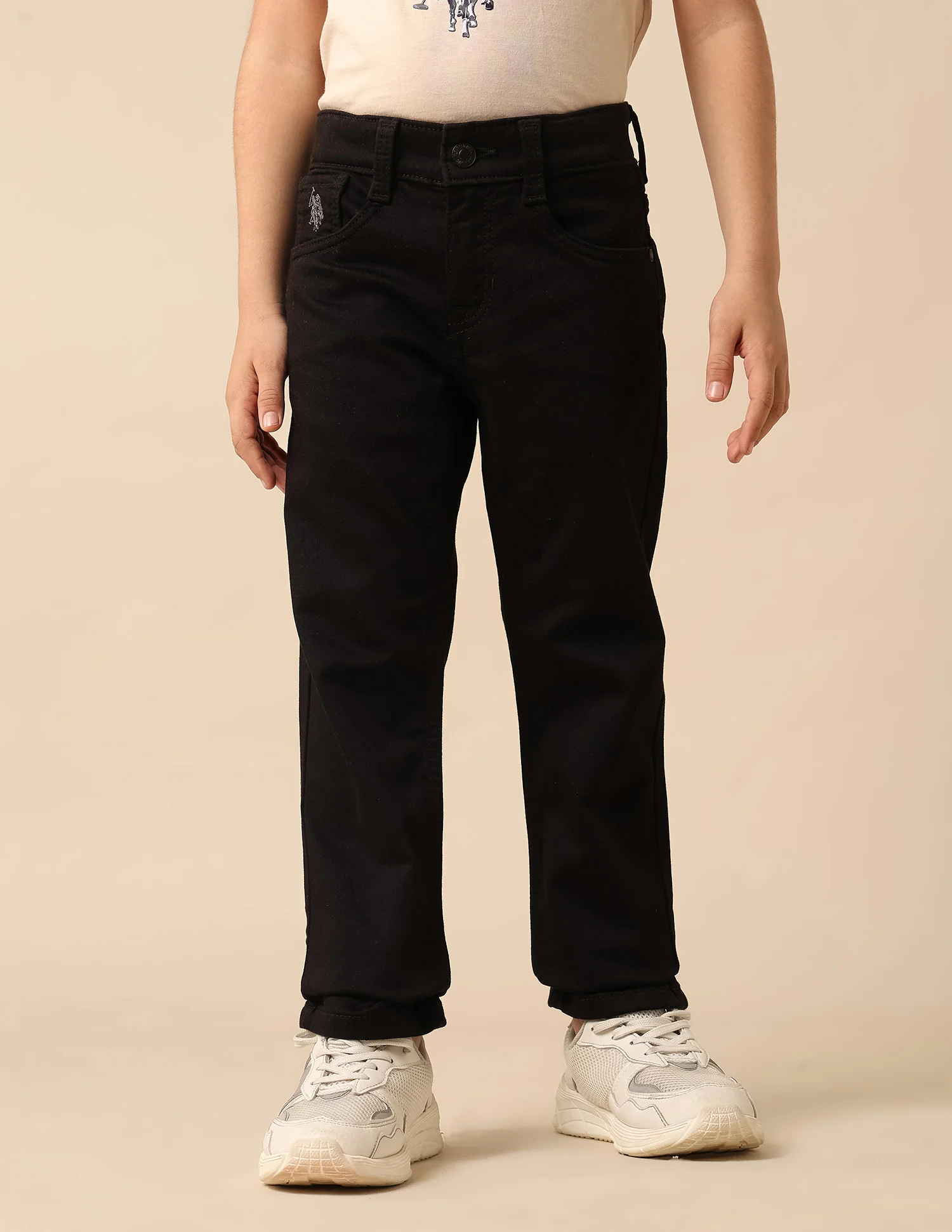 Boys Mid Rise Relaxed Fit Jeans - Image 5