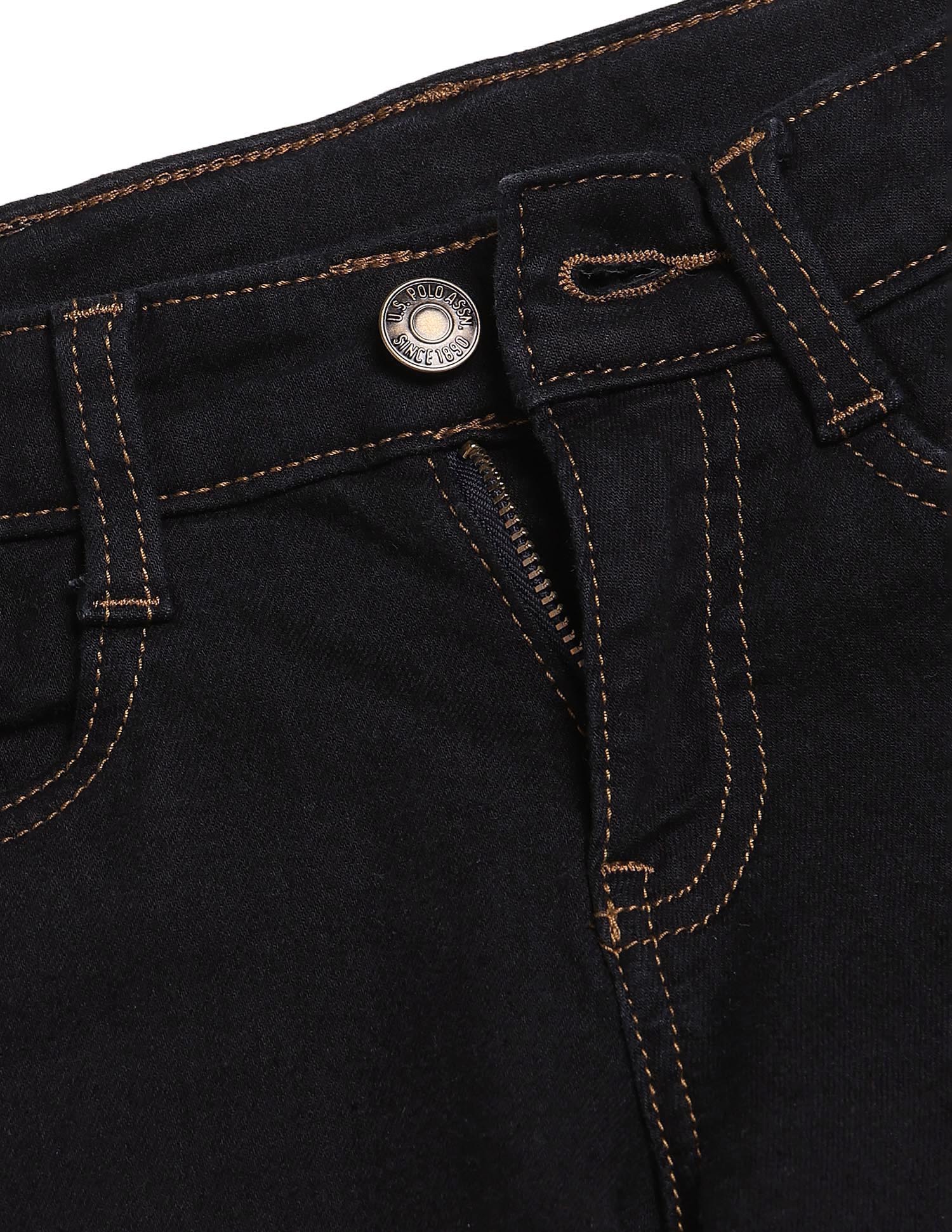 Boys Mid Rise Relaxed Fit Jeans - Image 2