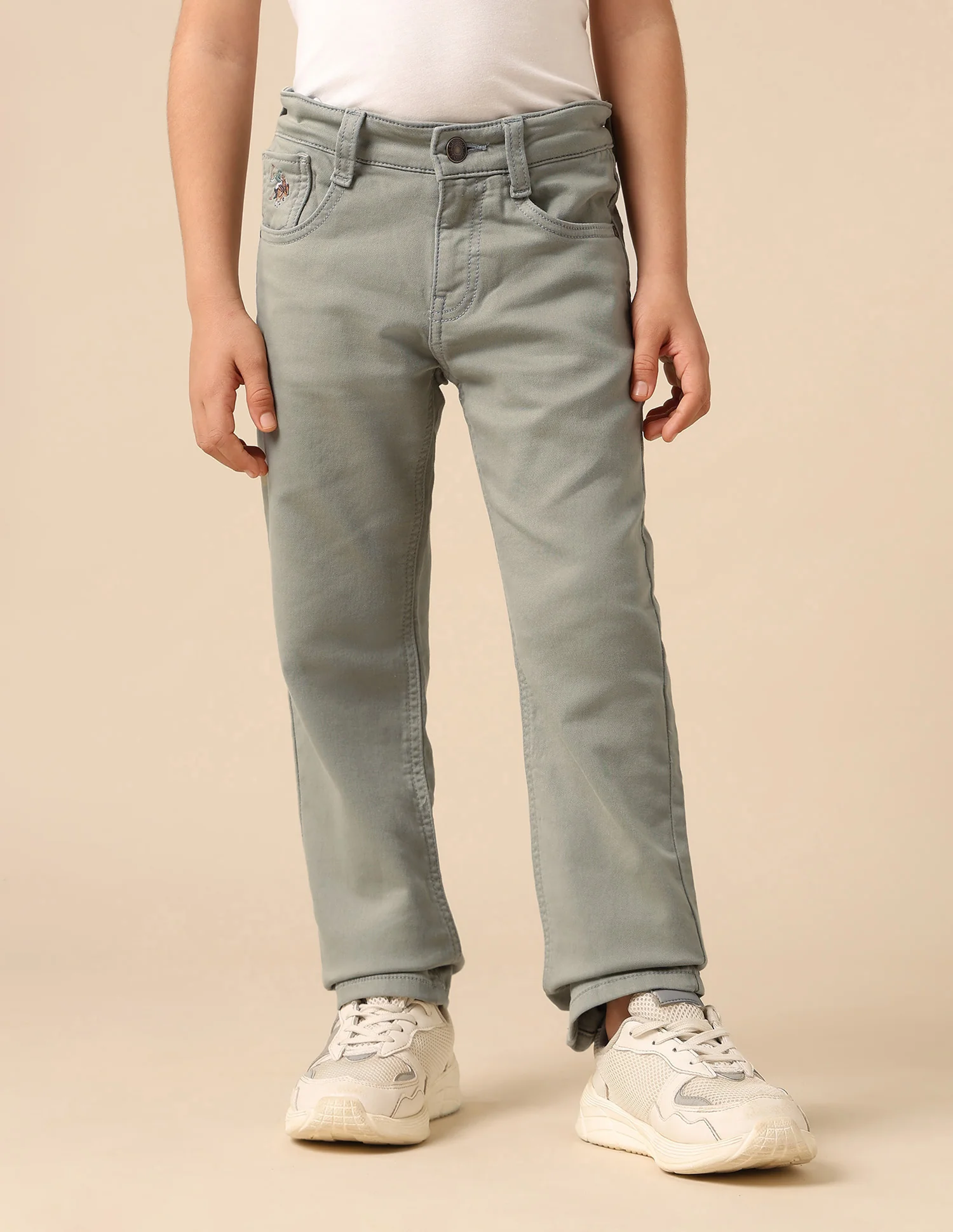 Boys Mid Rise Relaxed Fit Jeans - Image 6