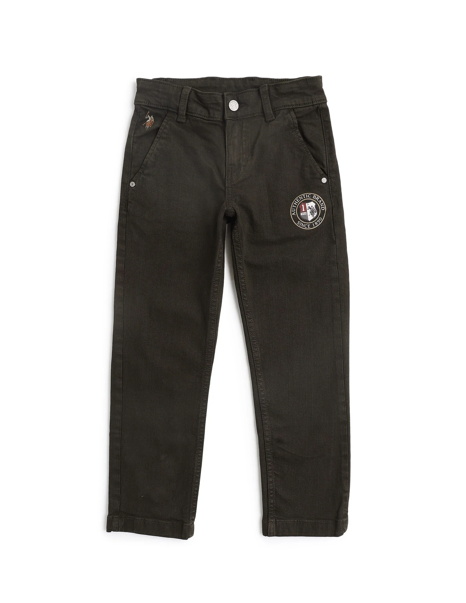 Boys Mid Rise Relaxed Fit Jeans - Image 10