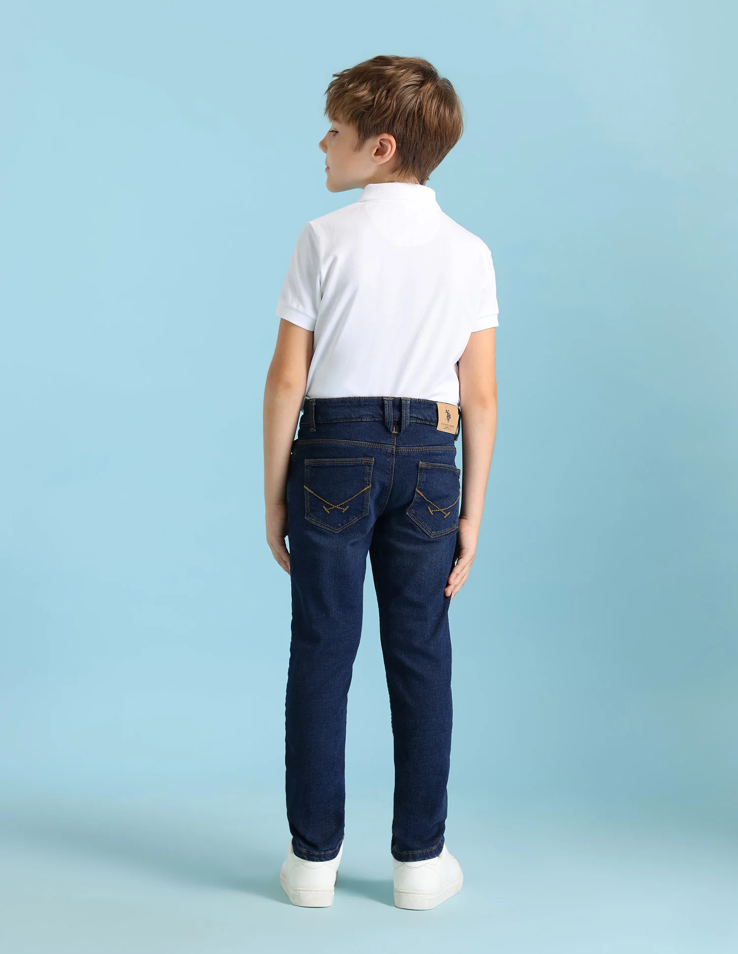 Boys Mid Rise Slim Fit Jeans - Image 3