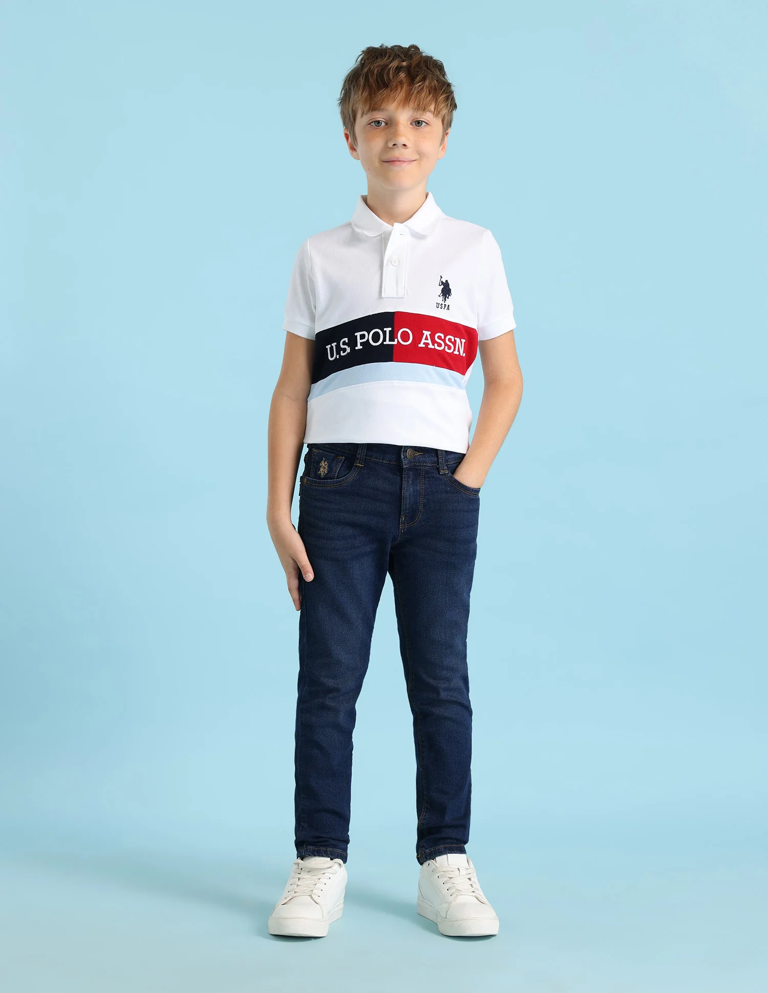 Boys Mid Rise Slim Fit Jeans - Image 4