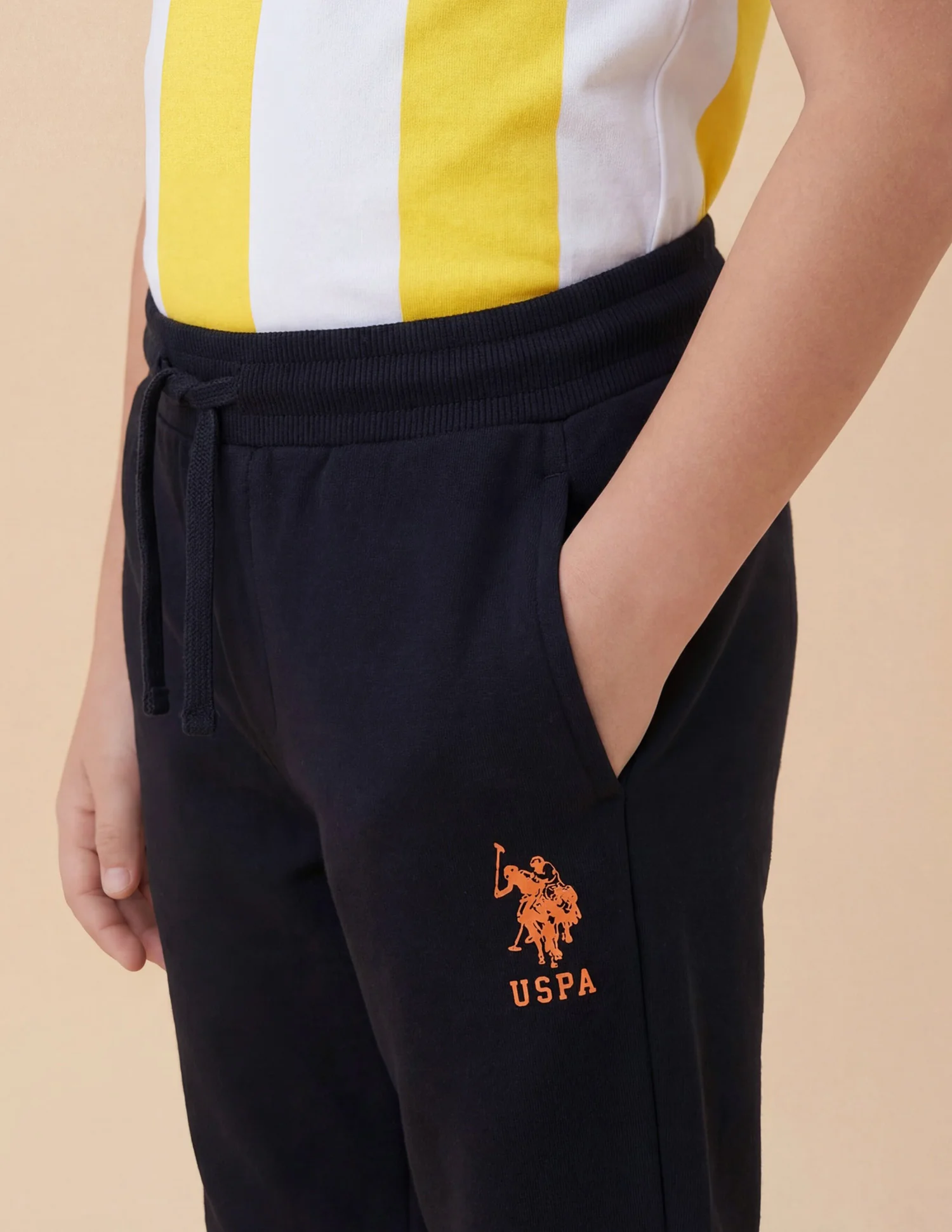 Boys Mid Rise Solid Joggers - Image 5