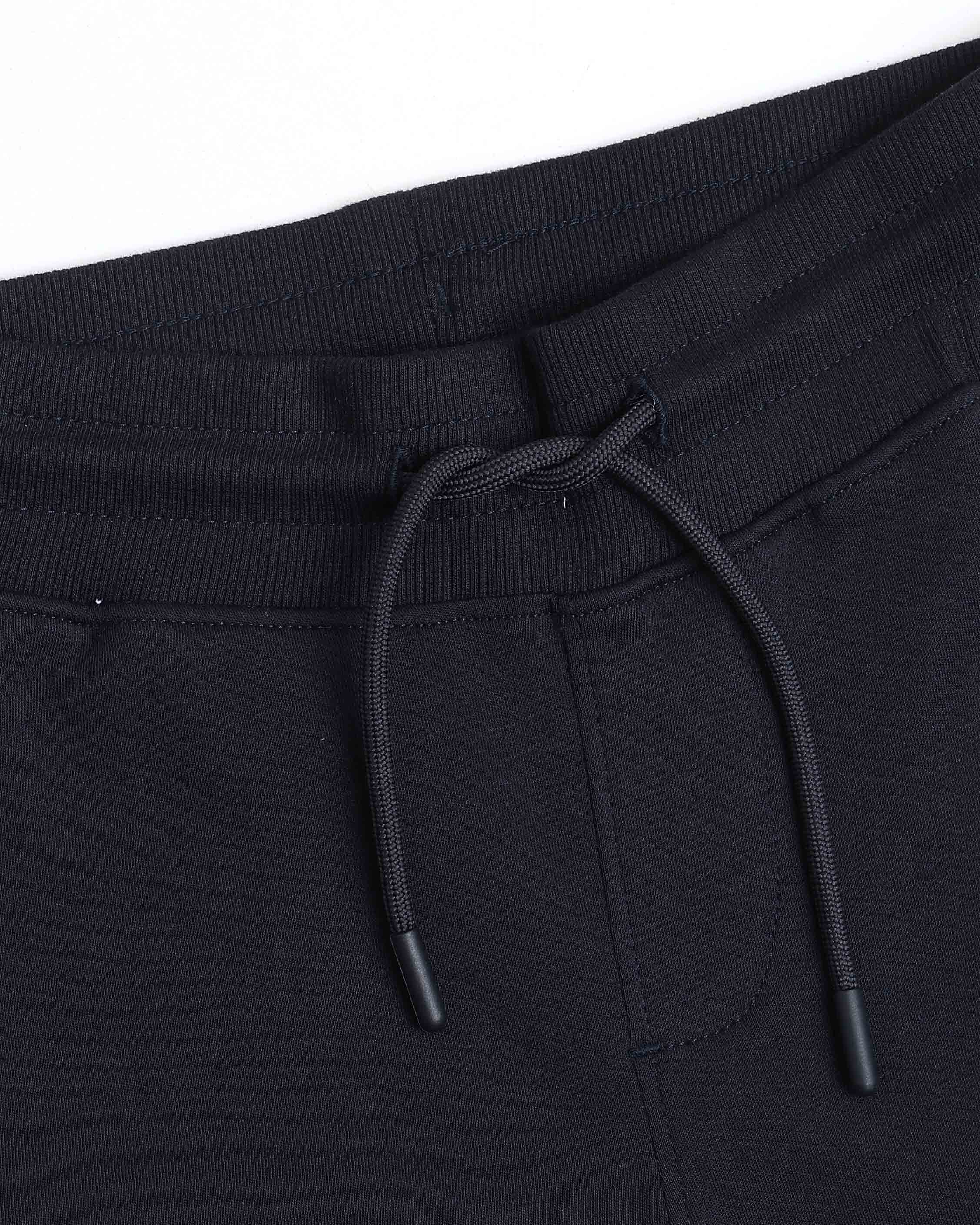 Boys Mid Rise Solid Joggers - Image 6