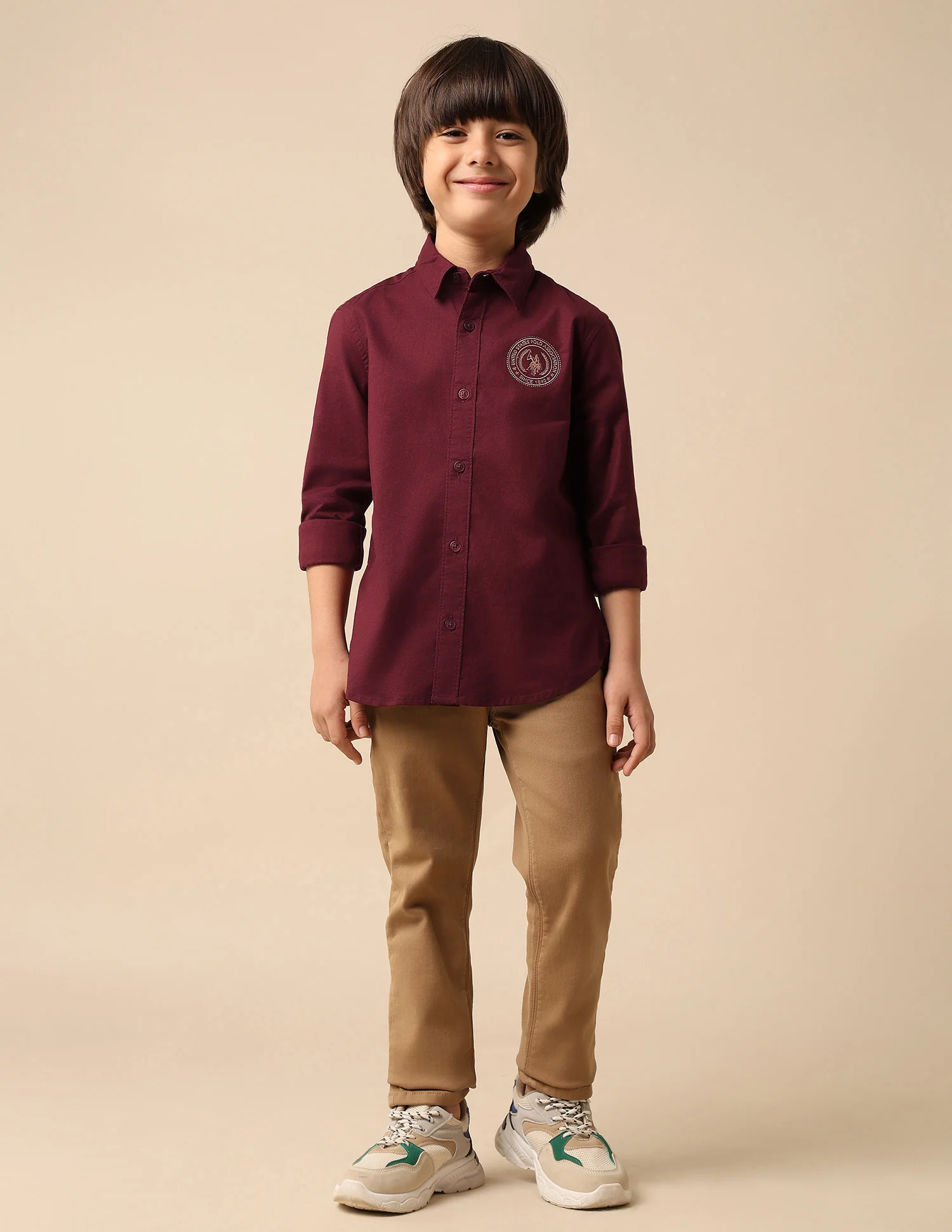 Boys Oxford Brand Embroidered Shirt - Image 3