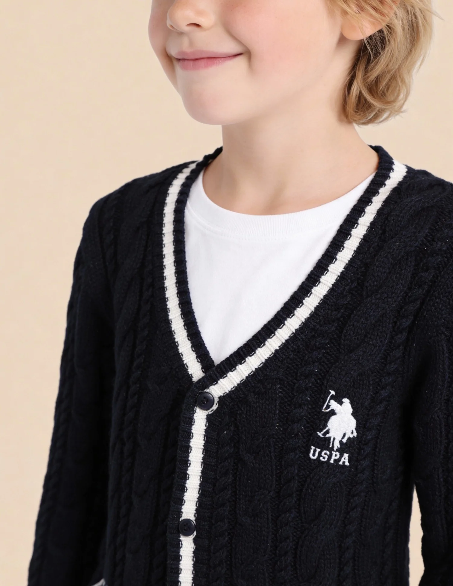 Boys Patterned Knit Regular Fit Sweater - Image 6