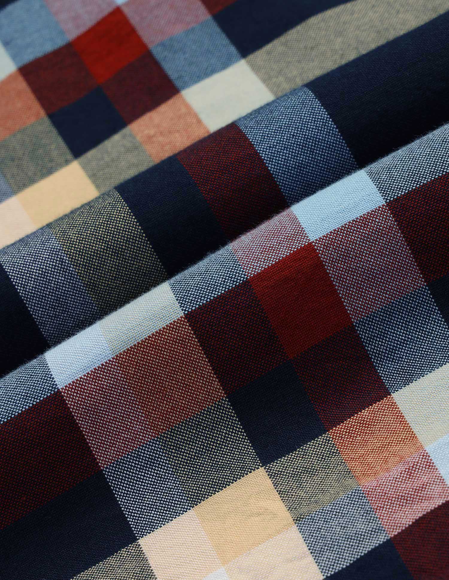 Boys Plaid Checked Regular Fit Shirt - Image 2