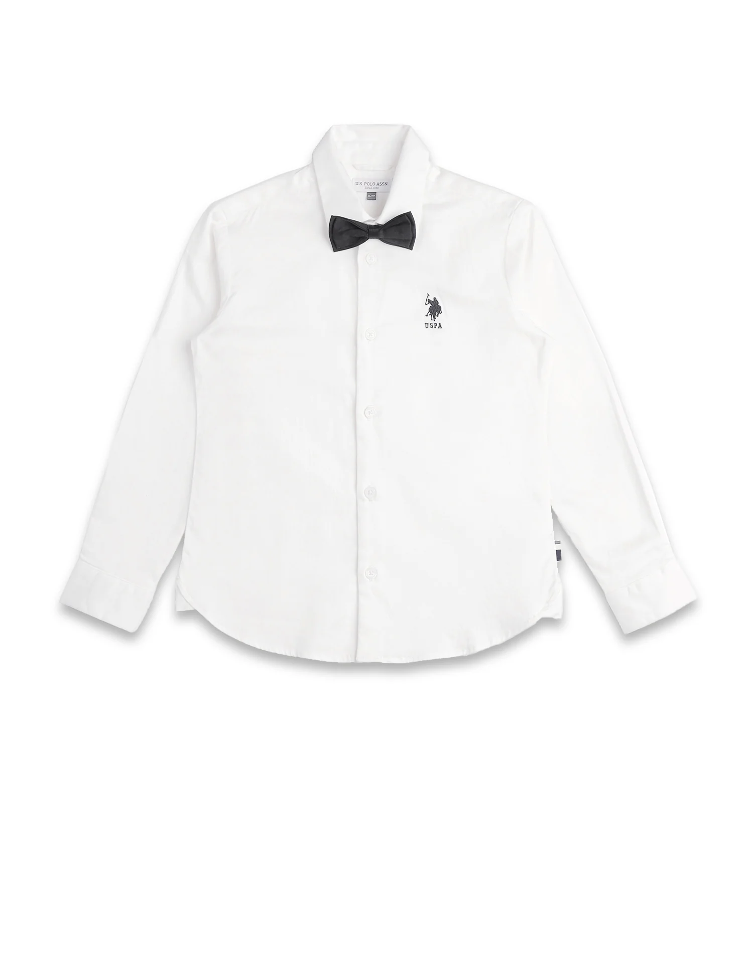 Boys Poplin Bow Tie Shirt - Image 7