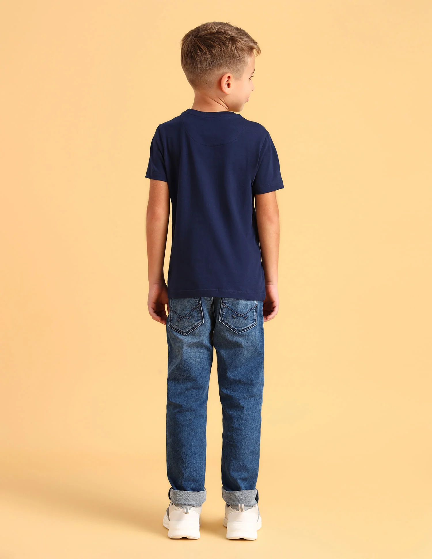 Boys Printed Cotton T-Shirt - Image 4