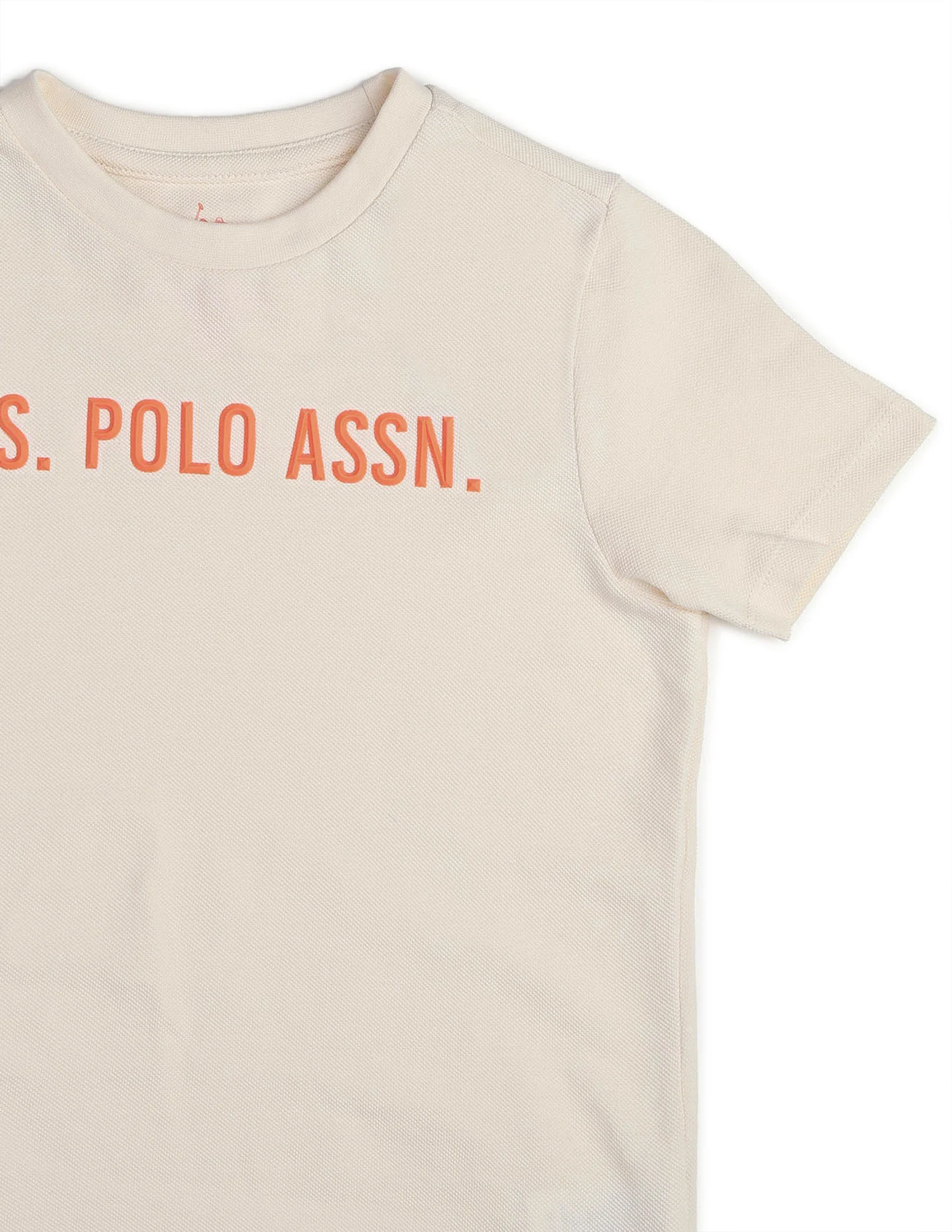 Boys Pure Cotton Brand Embossed T Shirt - Image 9