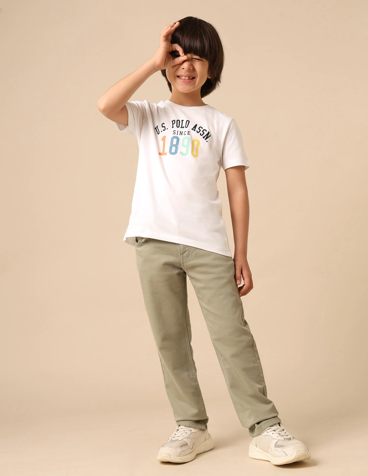 Boys Pure Cotton Brand Printed T Shirt - Image 3