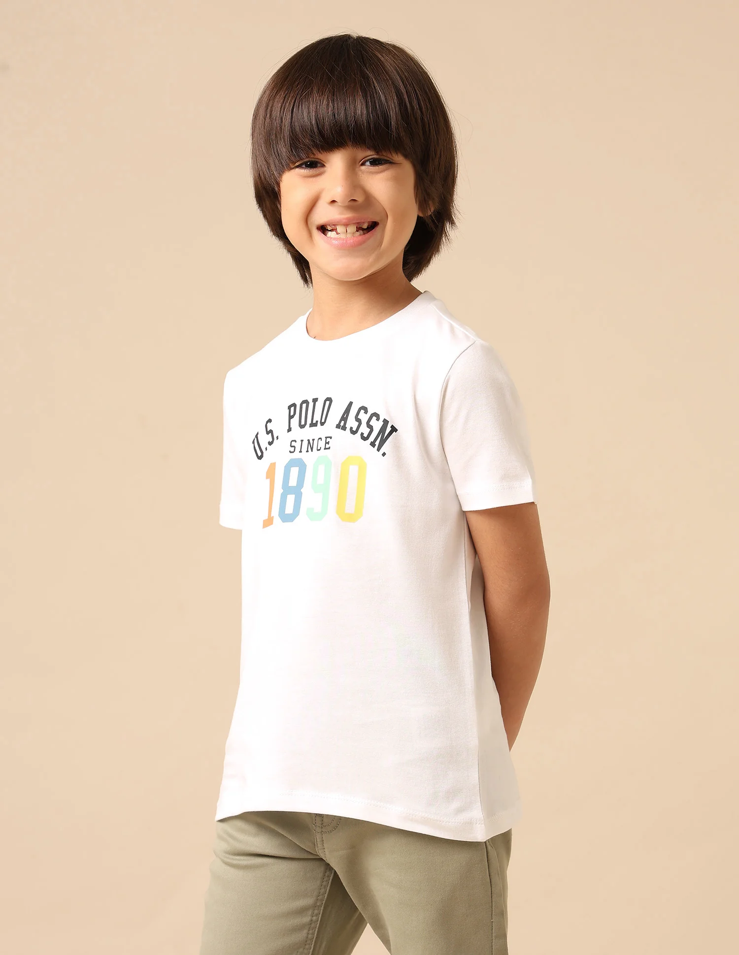 Boys Pure Cotton Brand Printed T Shirt - Image 4