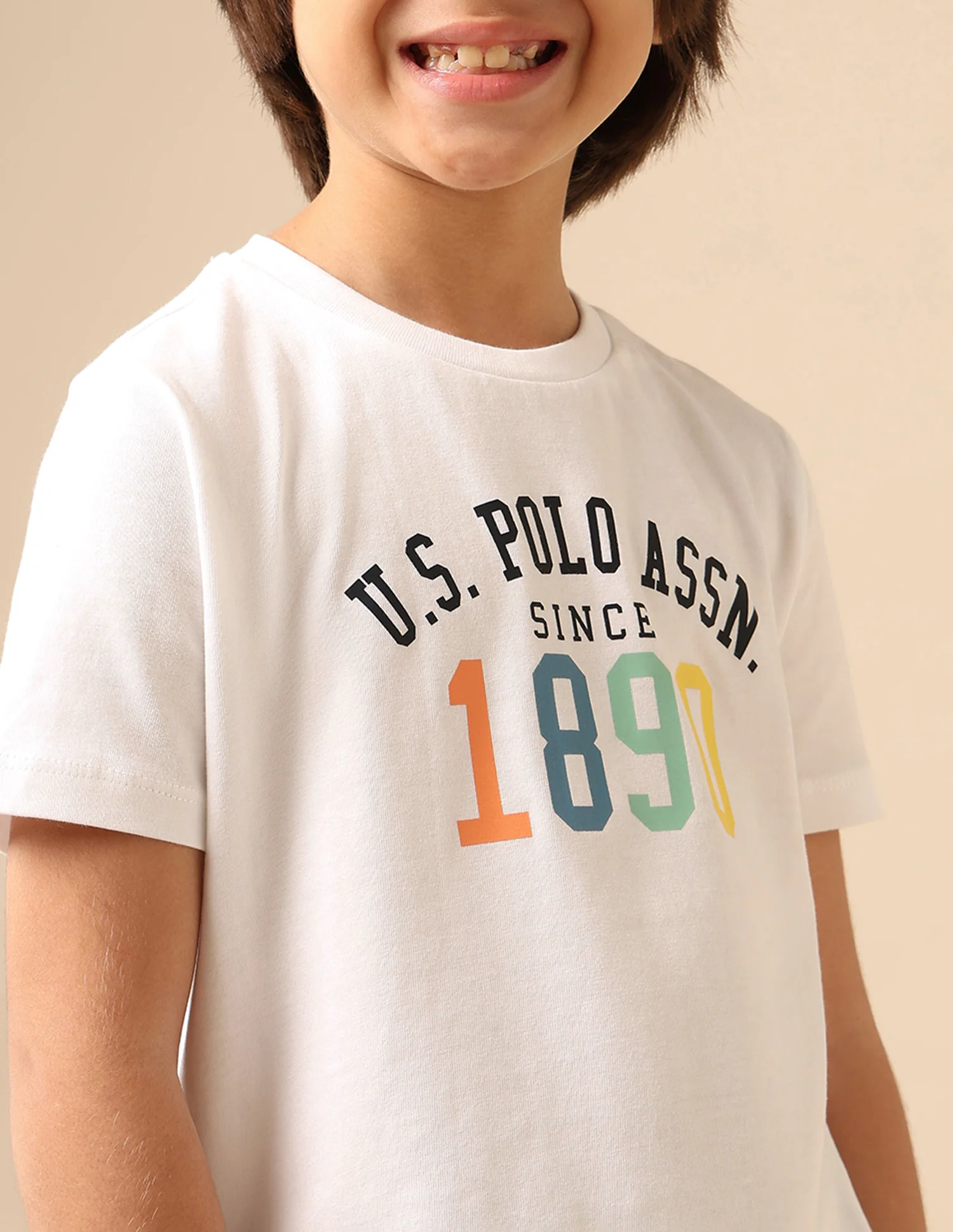 Boys Pure Cotton Brand Printed T Shirt - Image 6
