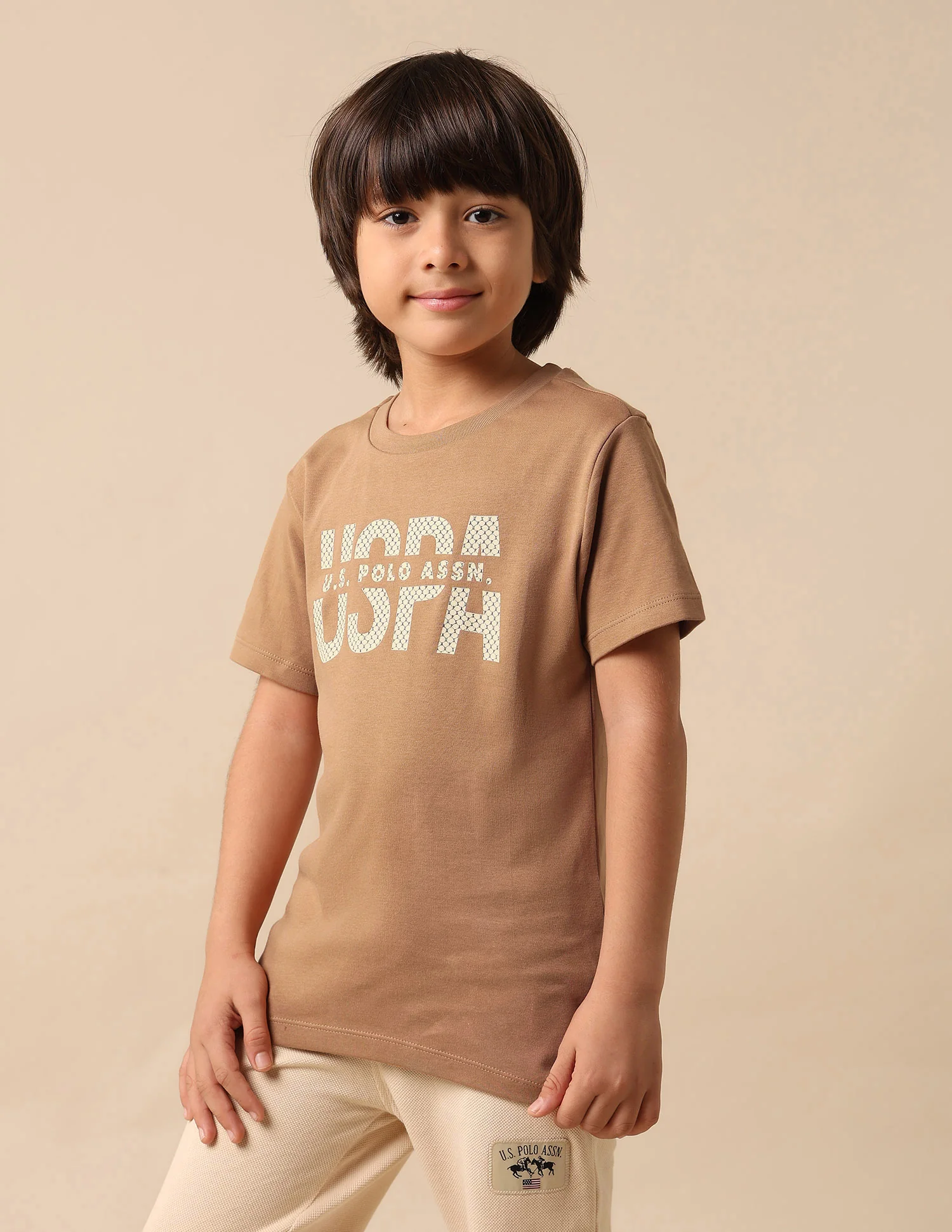 Boys Pure Cotton Brand Printed T Shirt - Image 4