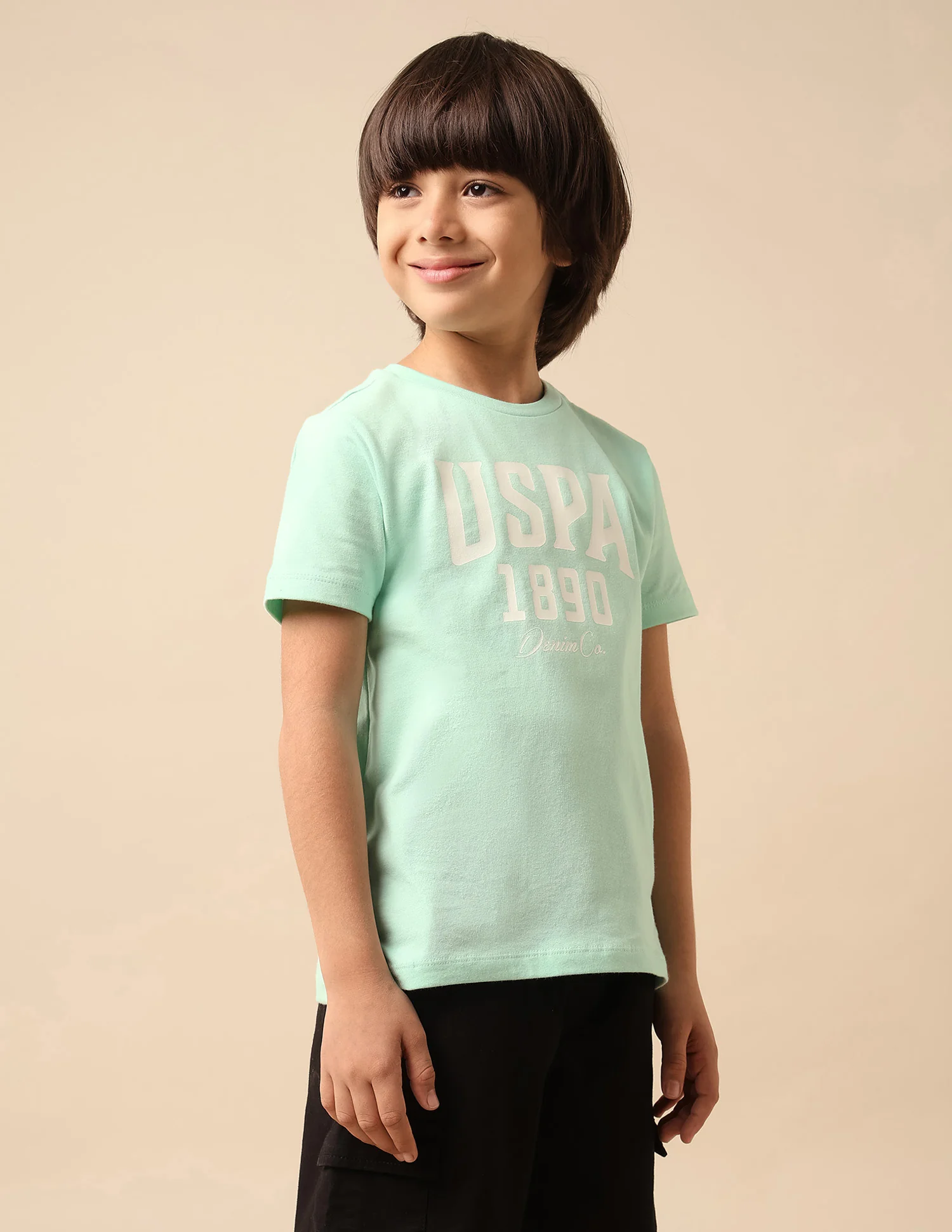 Boys Pure Cotton Brand Printed T Shirt - Image 4