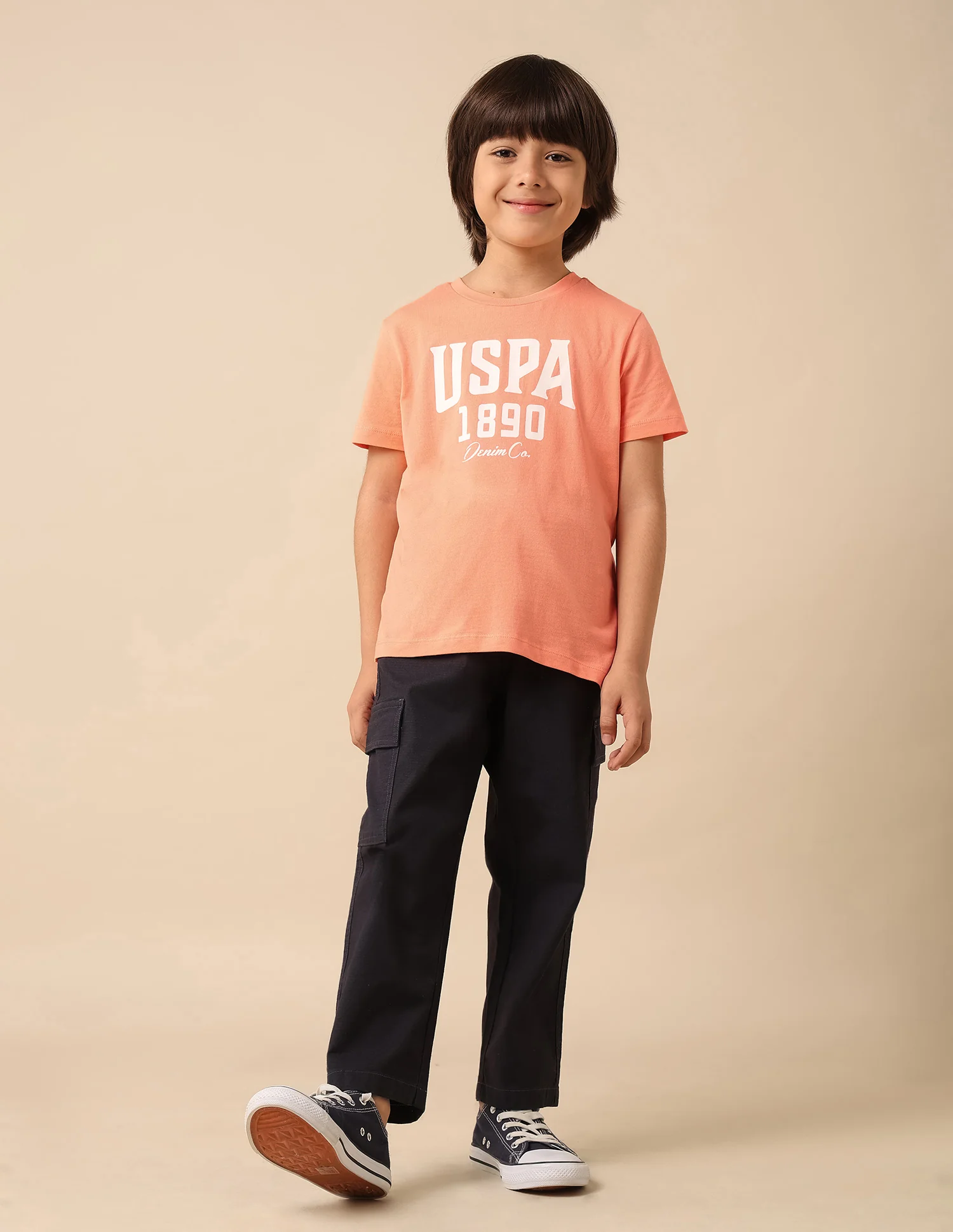 Boys Pure Cotton Brand Printed T Shirt - Image 3