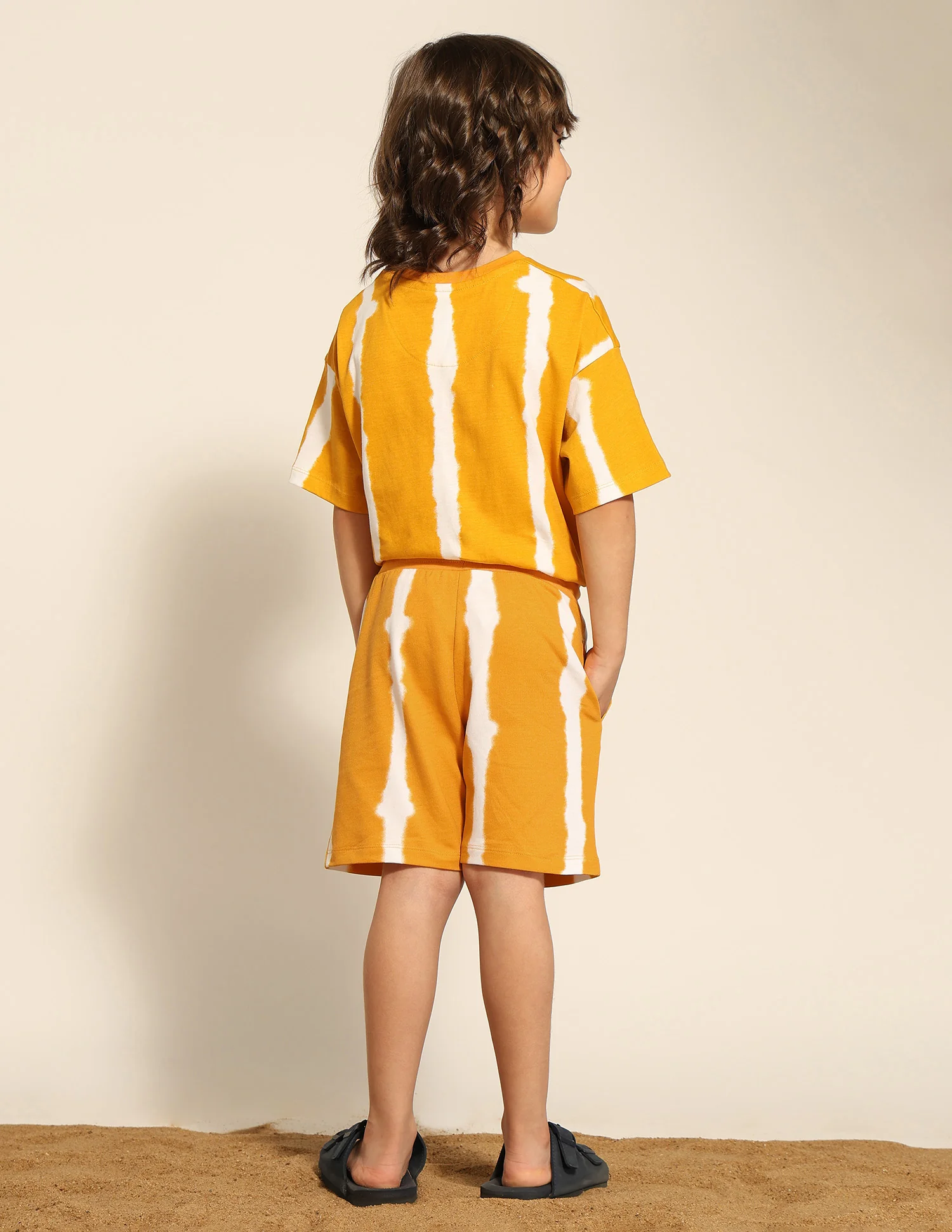 Boys Pure Cotton Dyed Shorts - Image 5