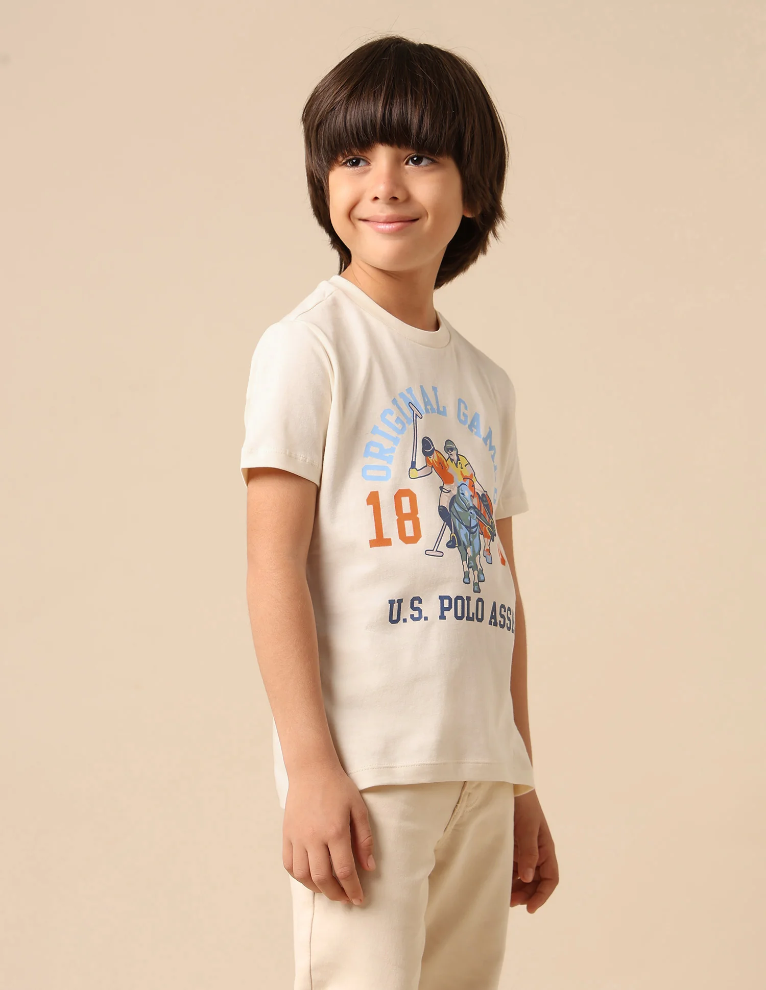Boys Pure Cotton Graphic Brand Printed T Shirt - Image 4