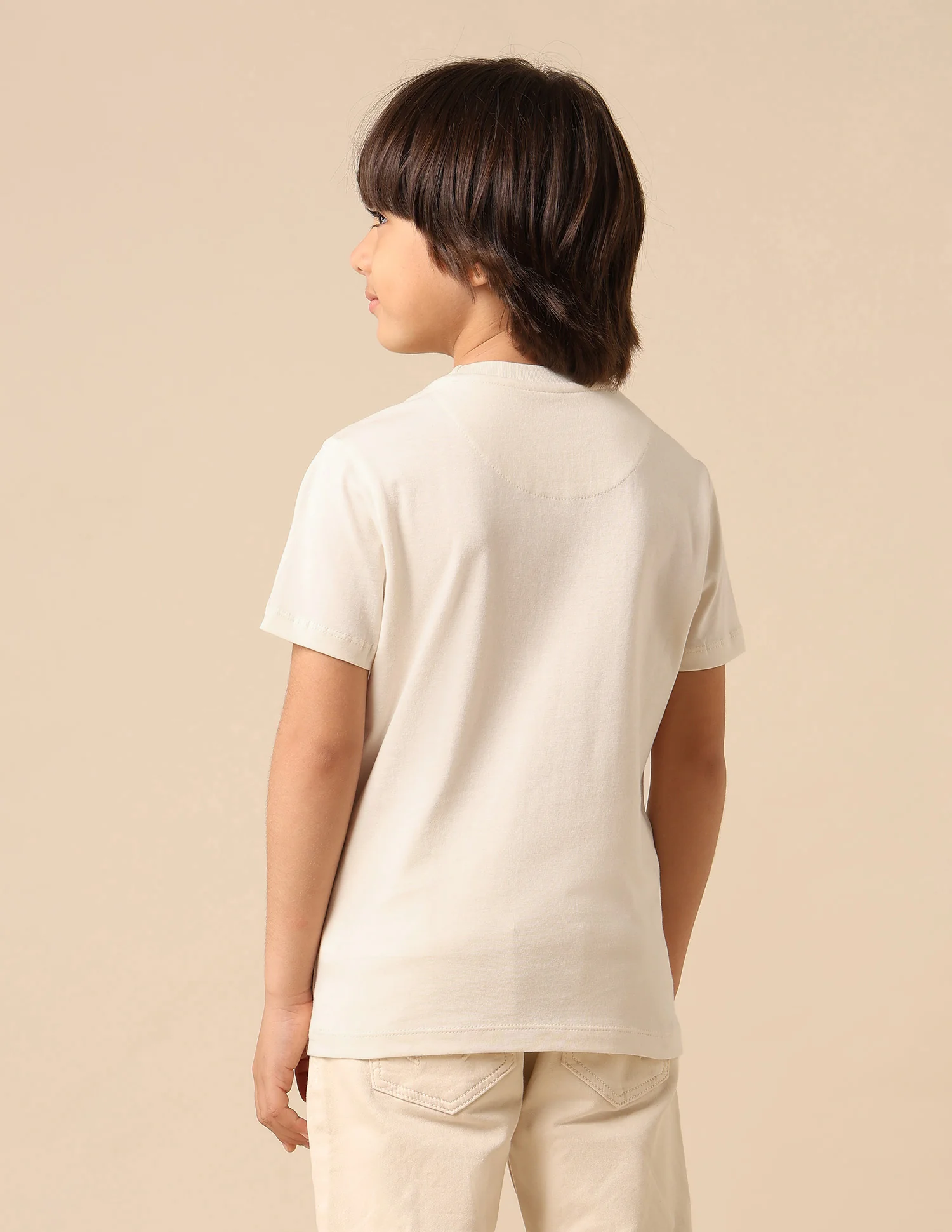 Boys Pure Cotton Graphic Brand Printed T Shirt - Image 5