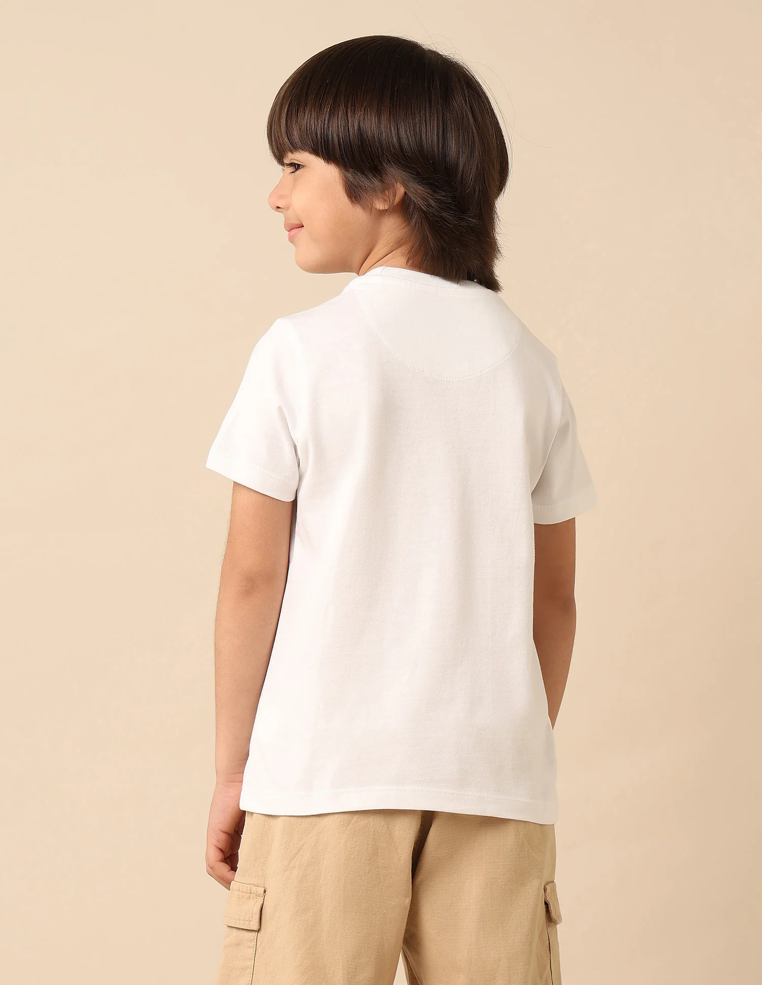 Boys Pure Cotton Graphic Brand Printed T Shirt - Image 5