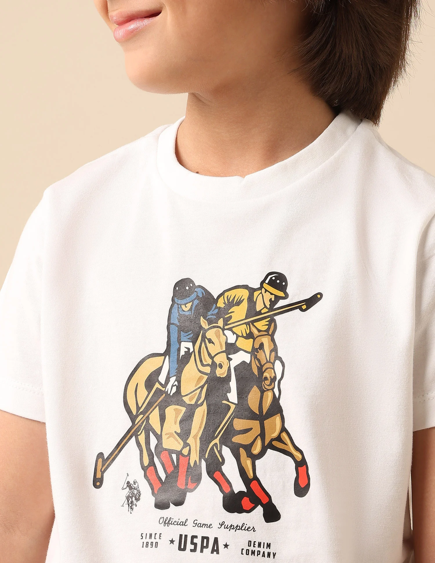 Boys Pure Cotton Graphic Brand Printed T Shirt - Image 6