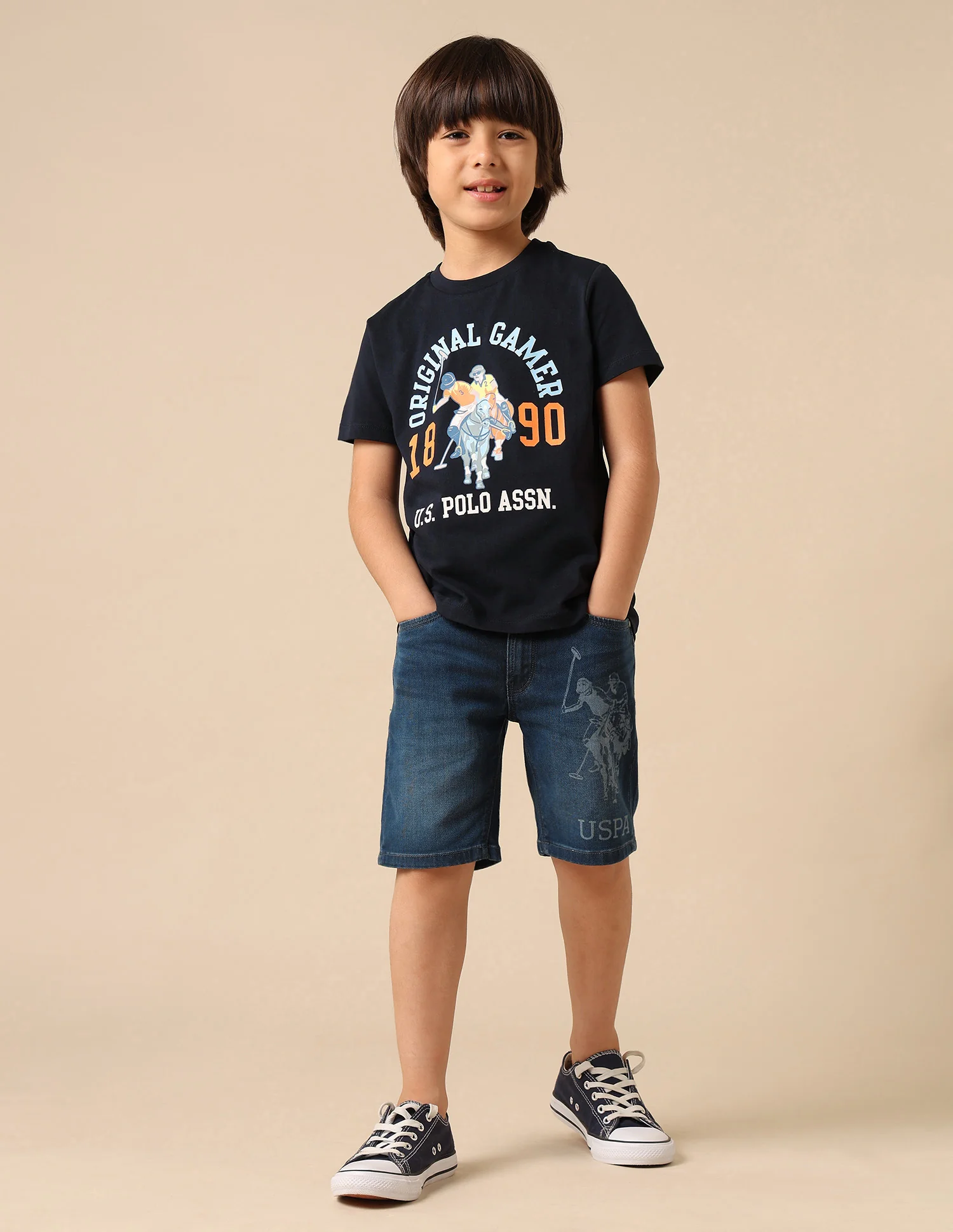 Boys Pure Cotton Graphic Brand Printed T Shirt - Image 3