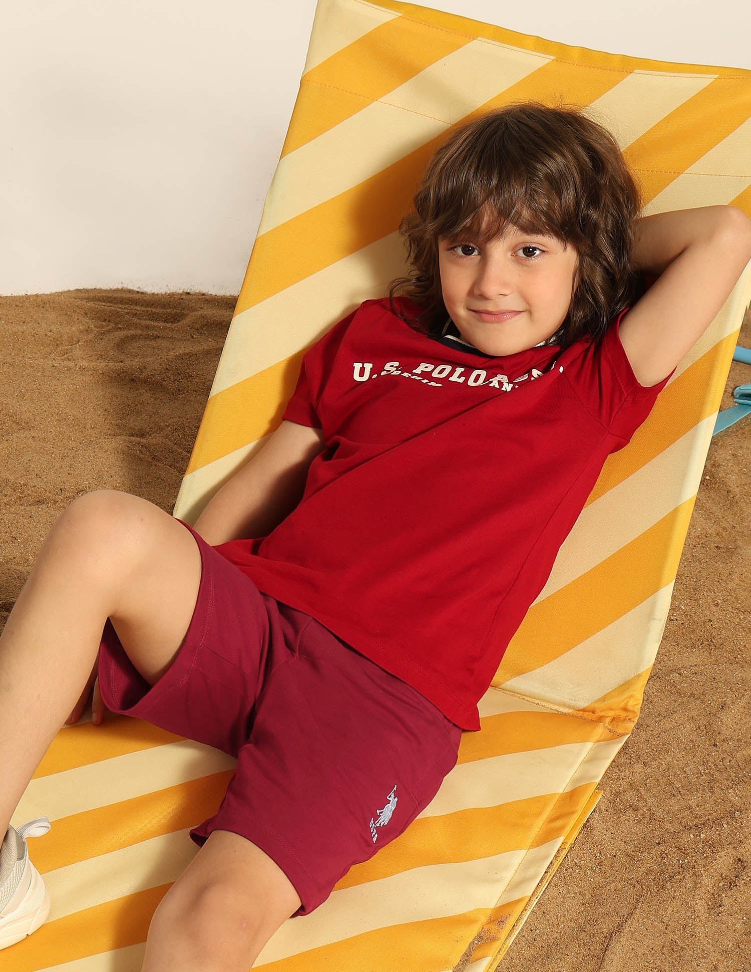 Boys Pure Cotton Mid Rise Shorts