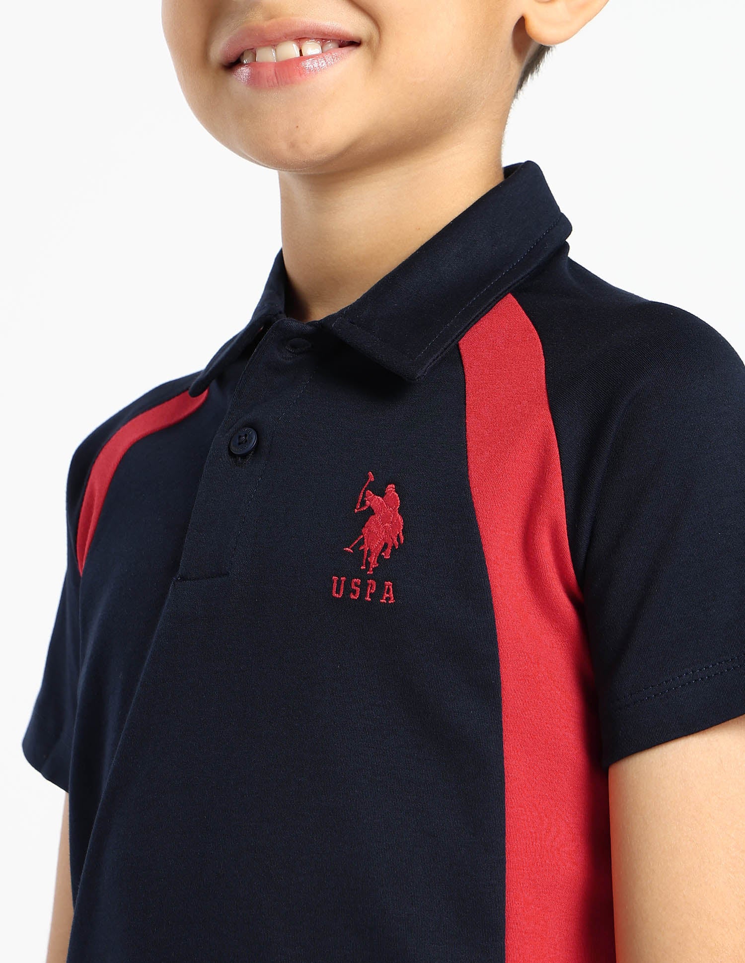 Boys Pure Cotton Regular Fit Polo Shirt - Image 5