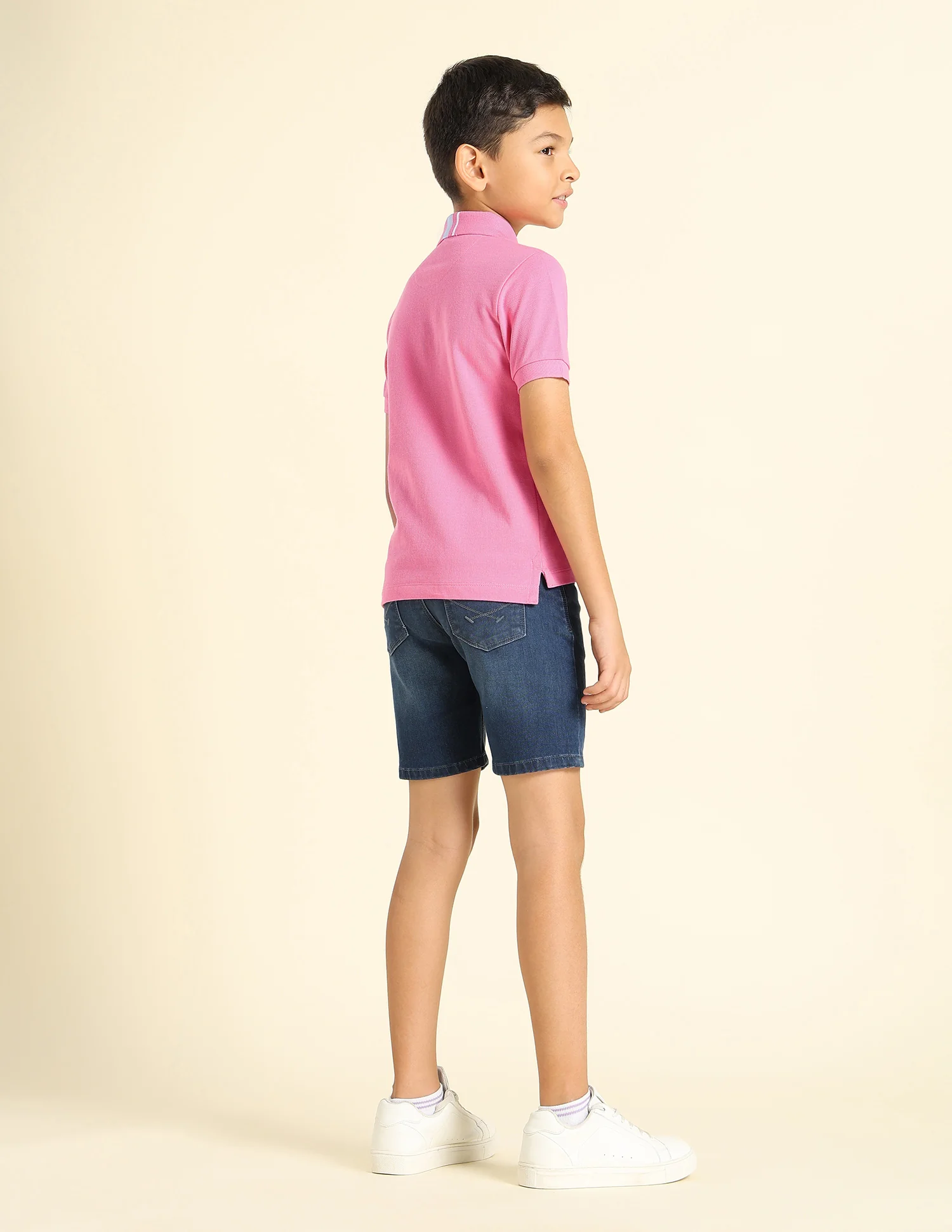 Boys Pure Cotton Regular Fit Polo Shirt - Image 4