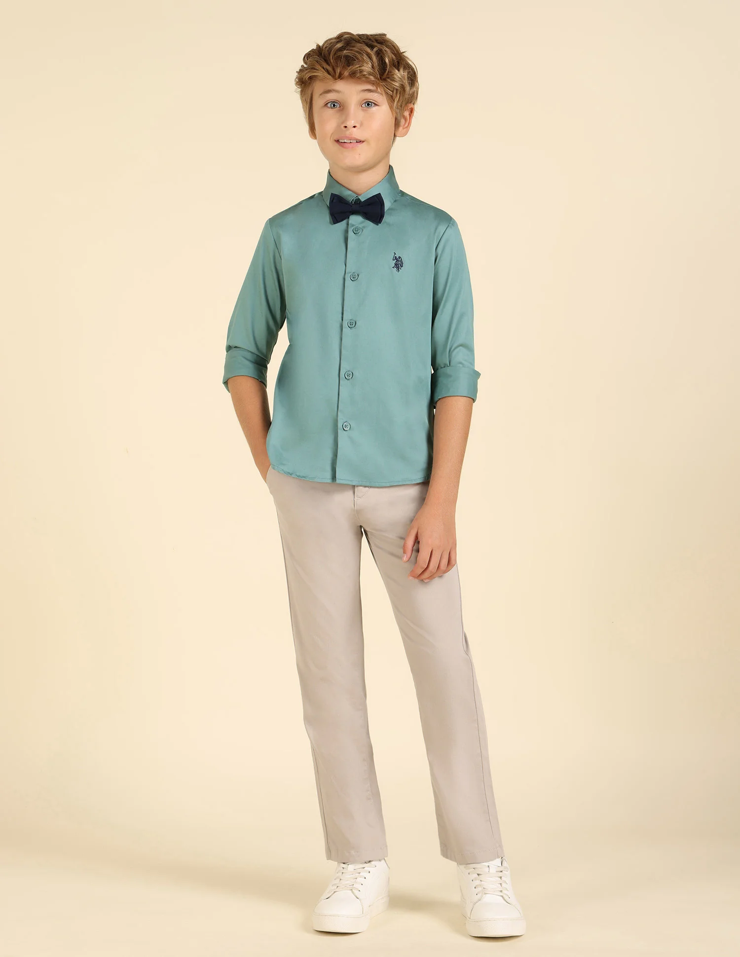 Boys Pure Cotton Regular Fit Shirt - Image 3