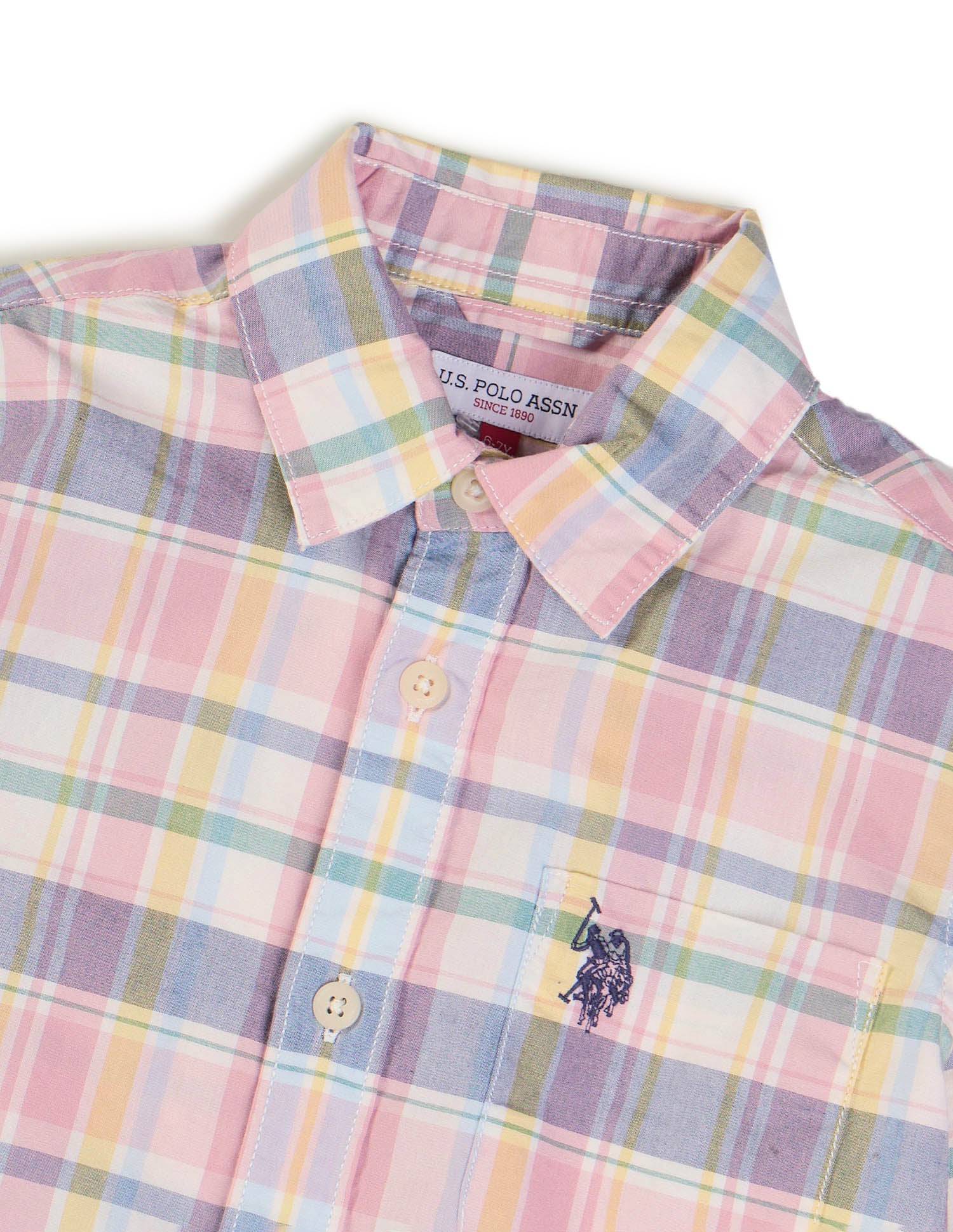 Boys Pure Cotton Regular Fit Shirt - Image 7