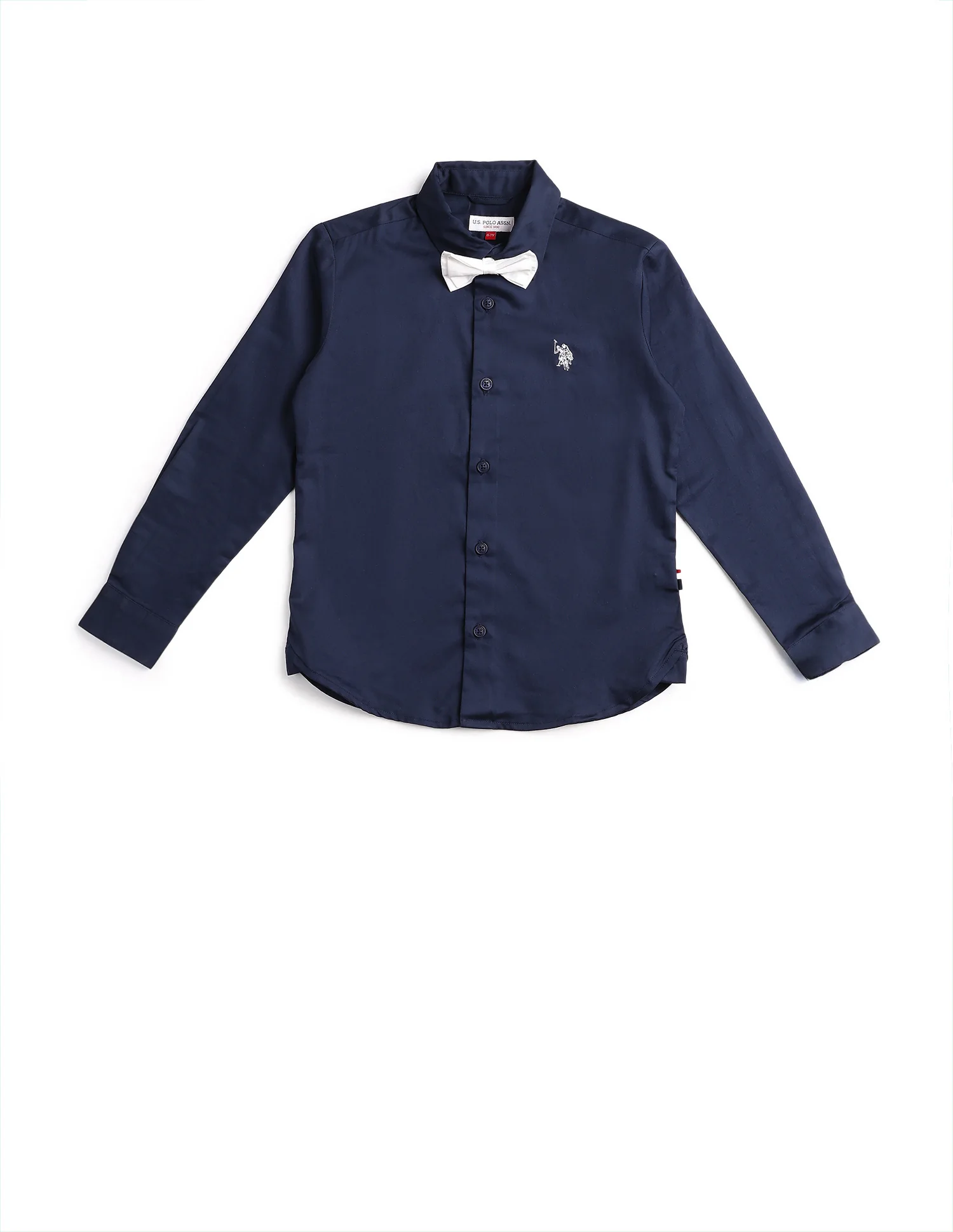 Boys Pure Cotton Satin Shirt - Image 6