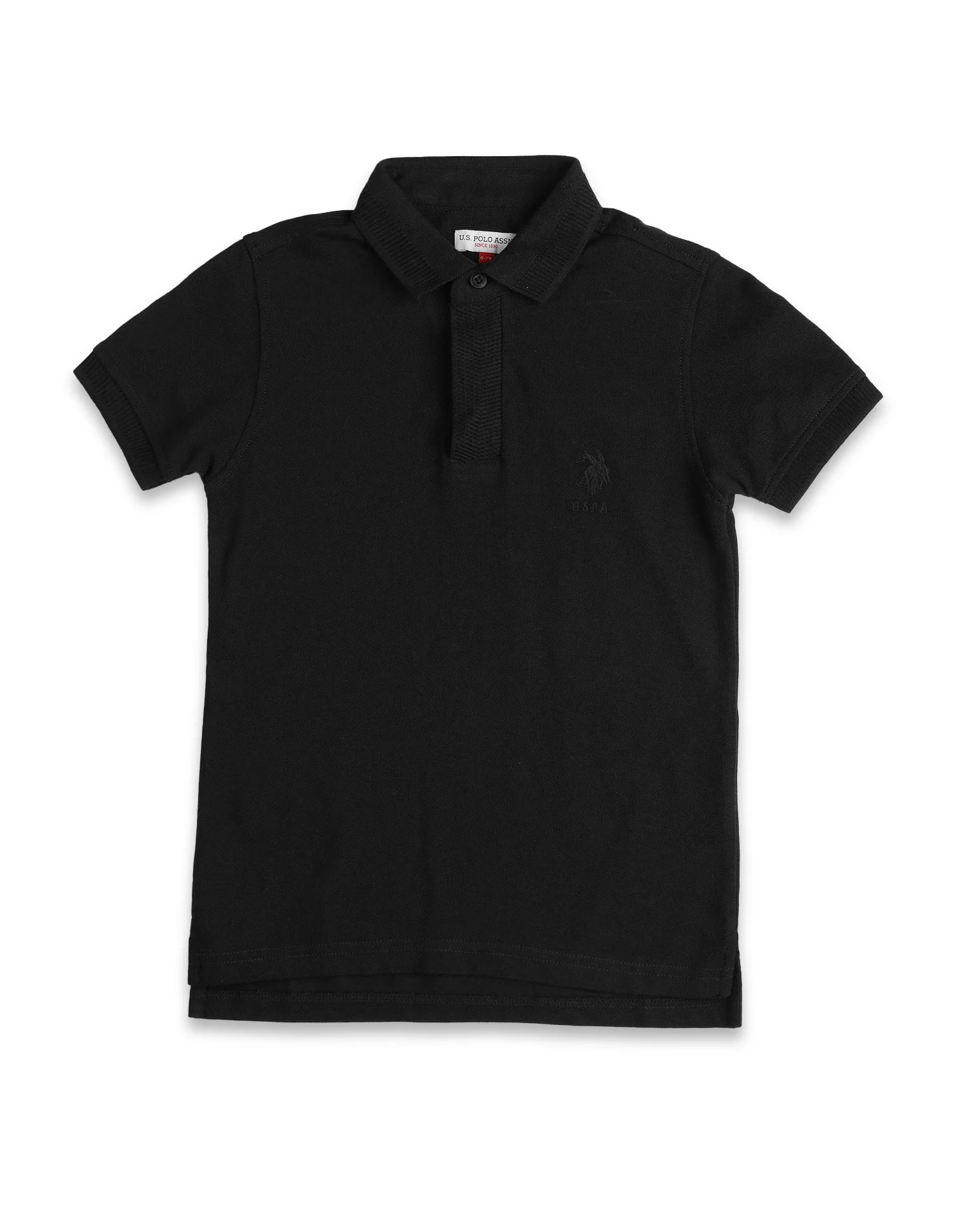 Boys Pure Cotton Solid Polo Shirt - Image 7