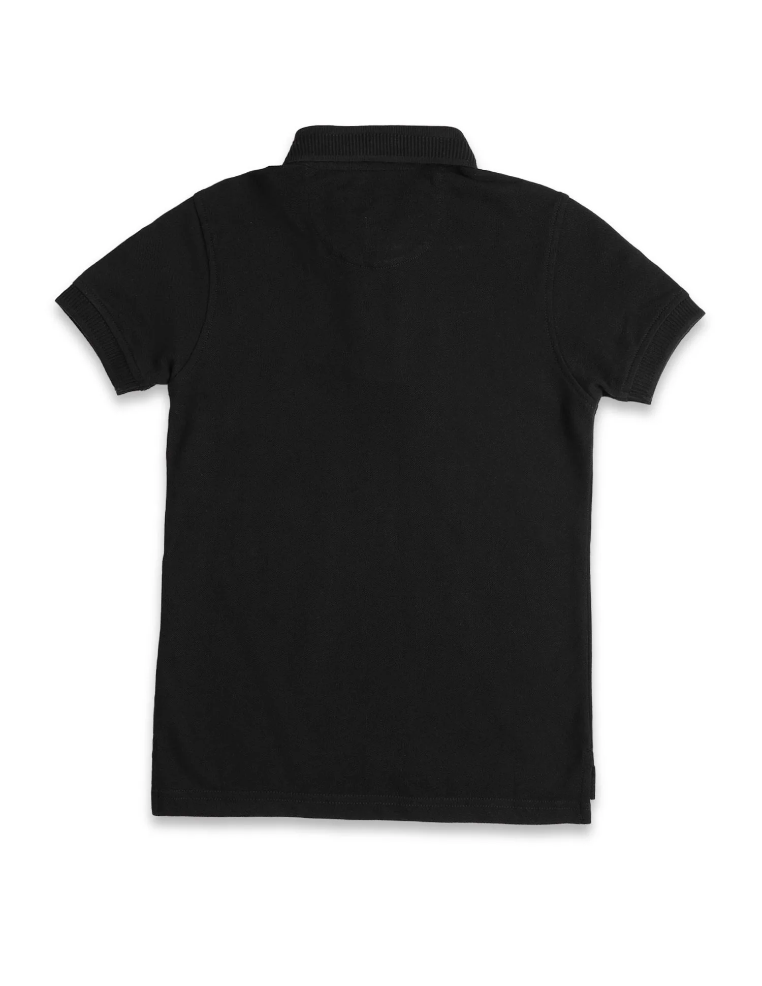Boys Pure Cotton Solid Polo Shirt - Image 8