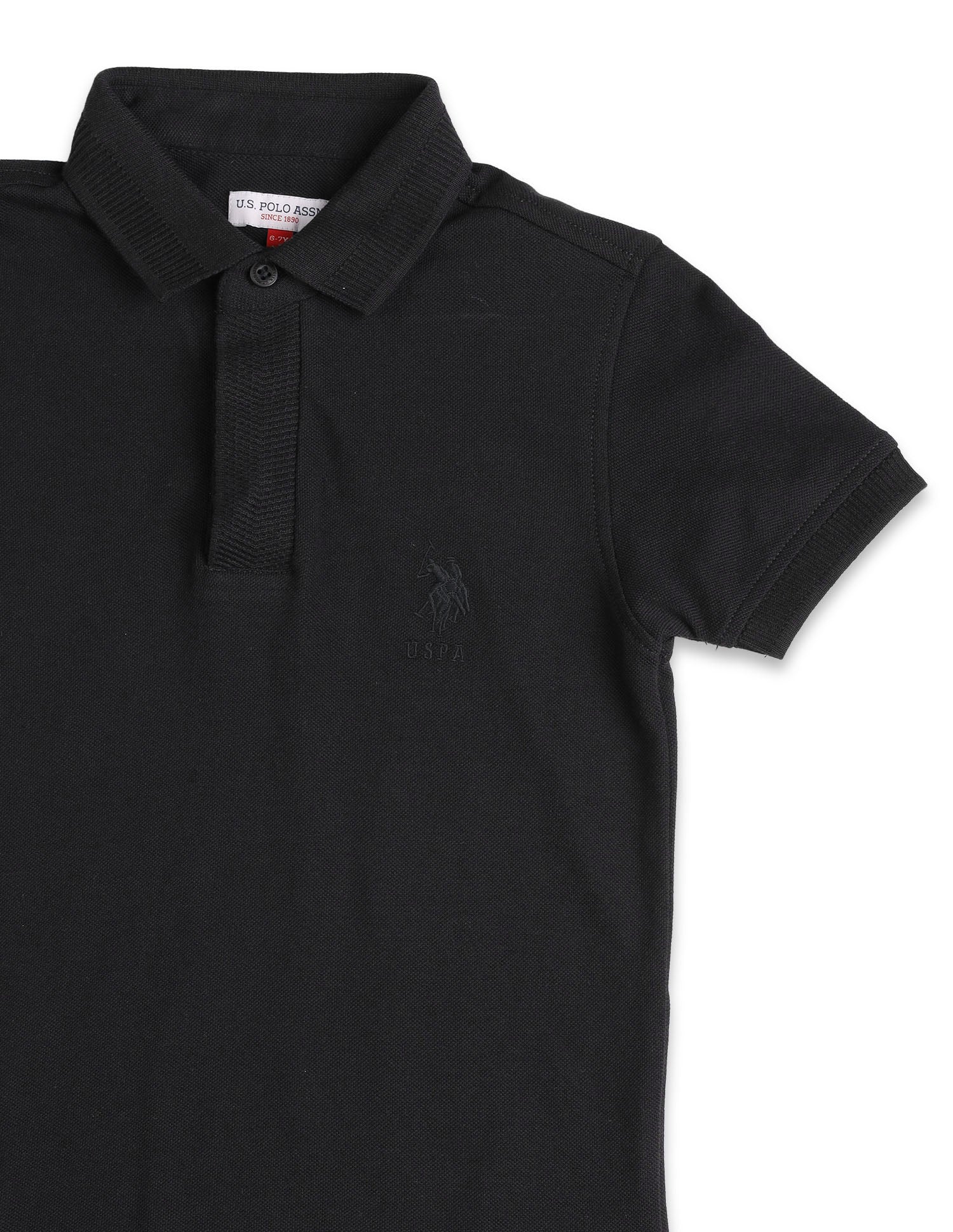 Boys Pure Cotton Solid Polo Shirt - Image 9