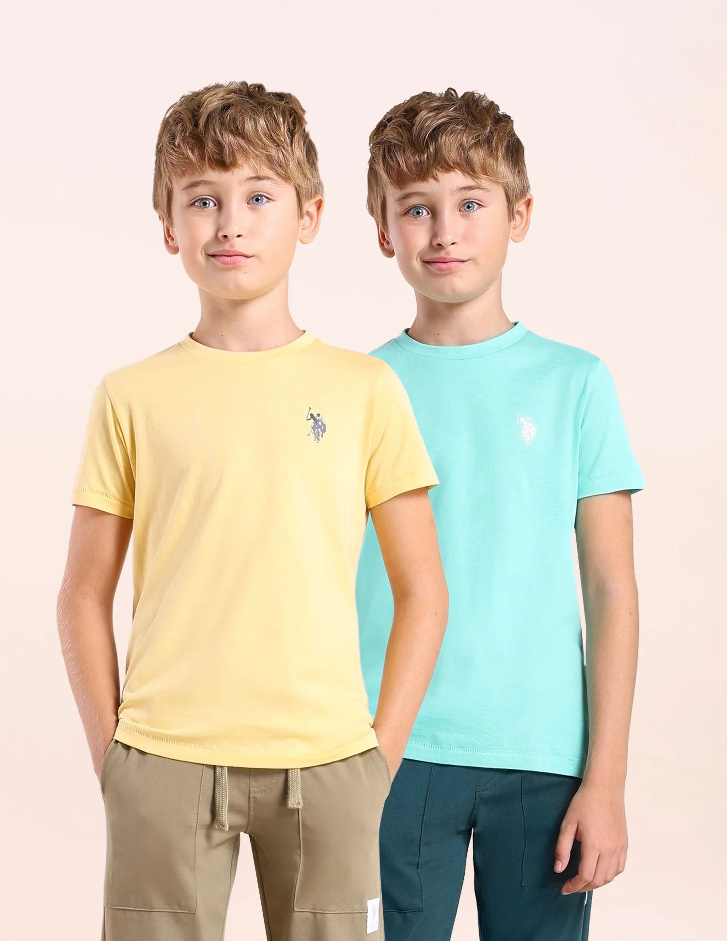 Boys Comfort Fit Pure Cotton T-Shirt - Pack Of 2 - Image 8