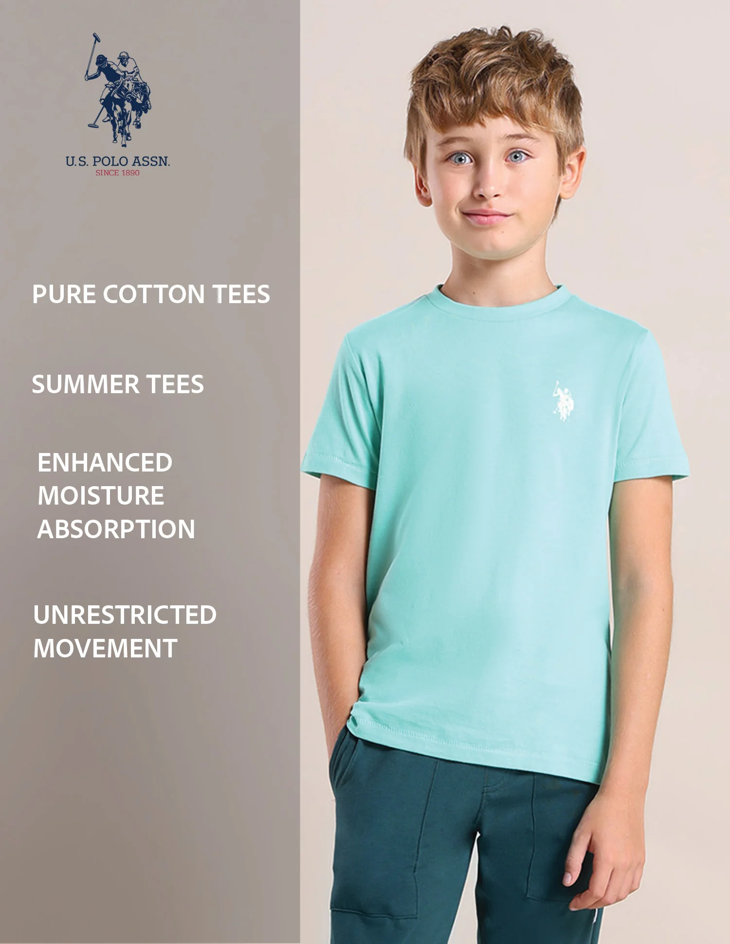 Boys Comfort Fit Pure Cotton T-Shirt - Pack Of 2 - Image 9