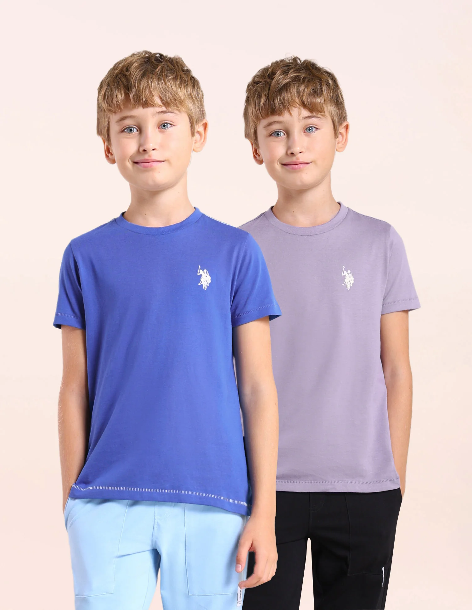 Boys Comfort Fit Pure Cotton T-Shirt - Pack Of 2 - Image 8