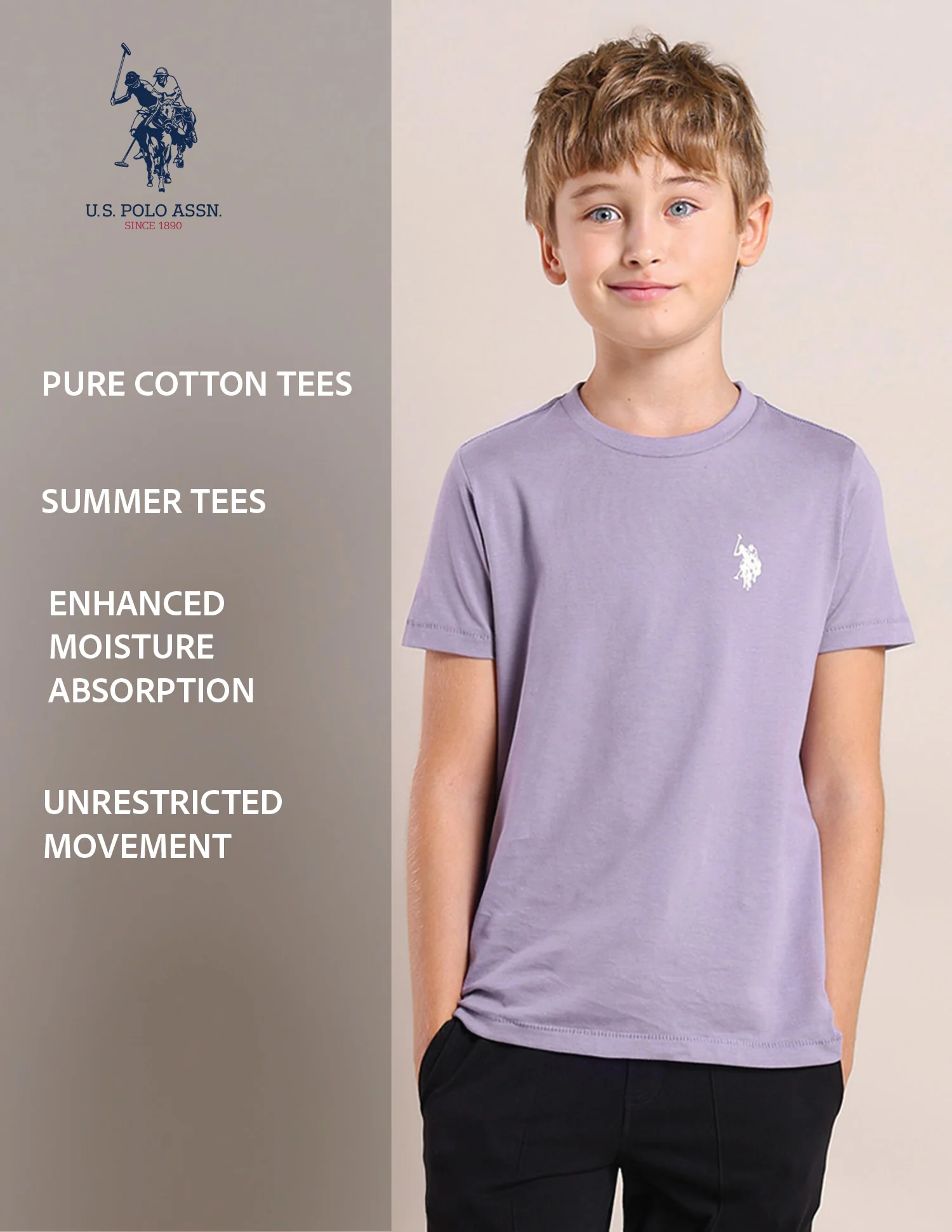 Boys Comfort Fit Pure Cotton T-Shirt - Pack Of 2 - Image 9