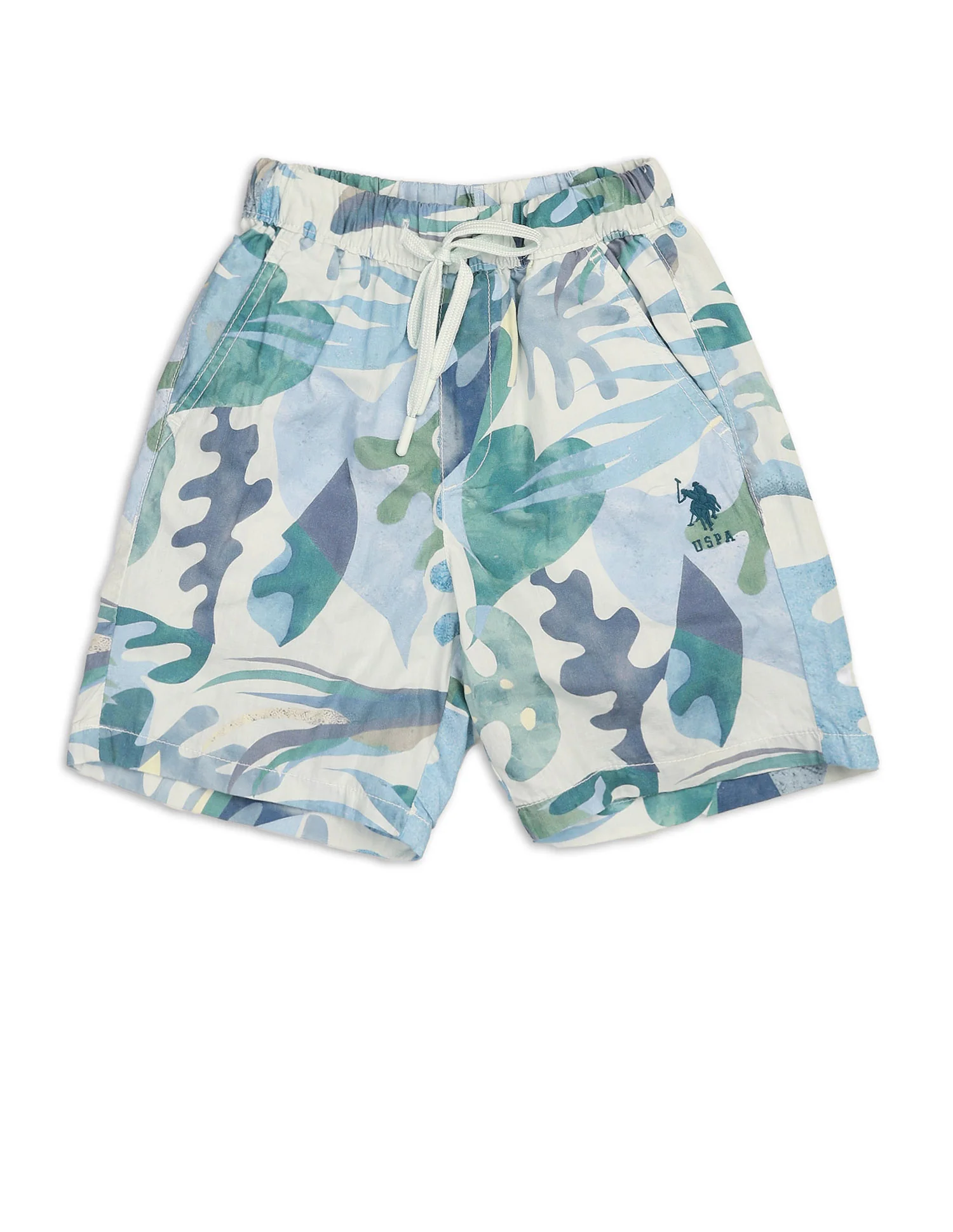 Boys Pure Cotton Tropical Printed Shorts - Image 8