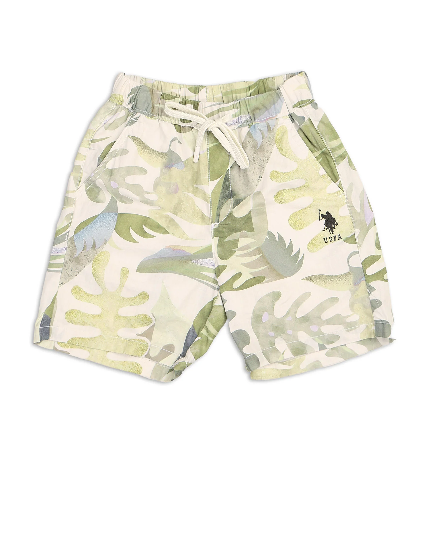 Boys Pure Cotton Tropical Printed Shorts - Image 8