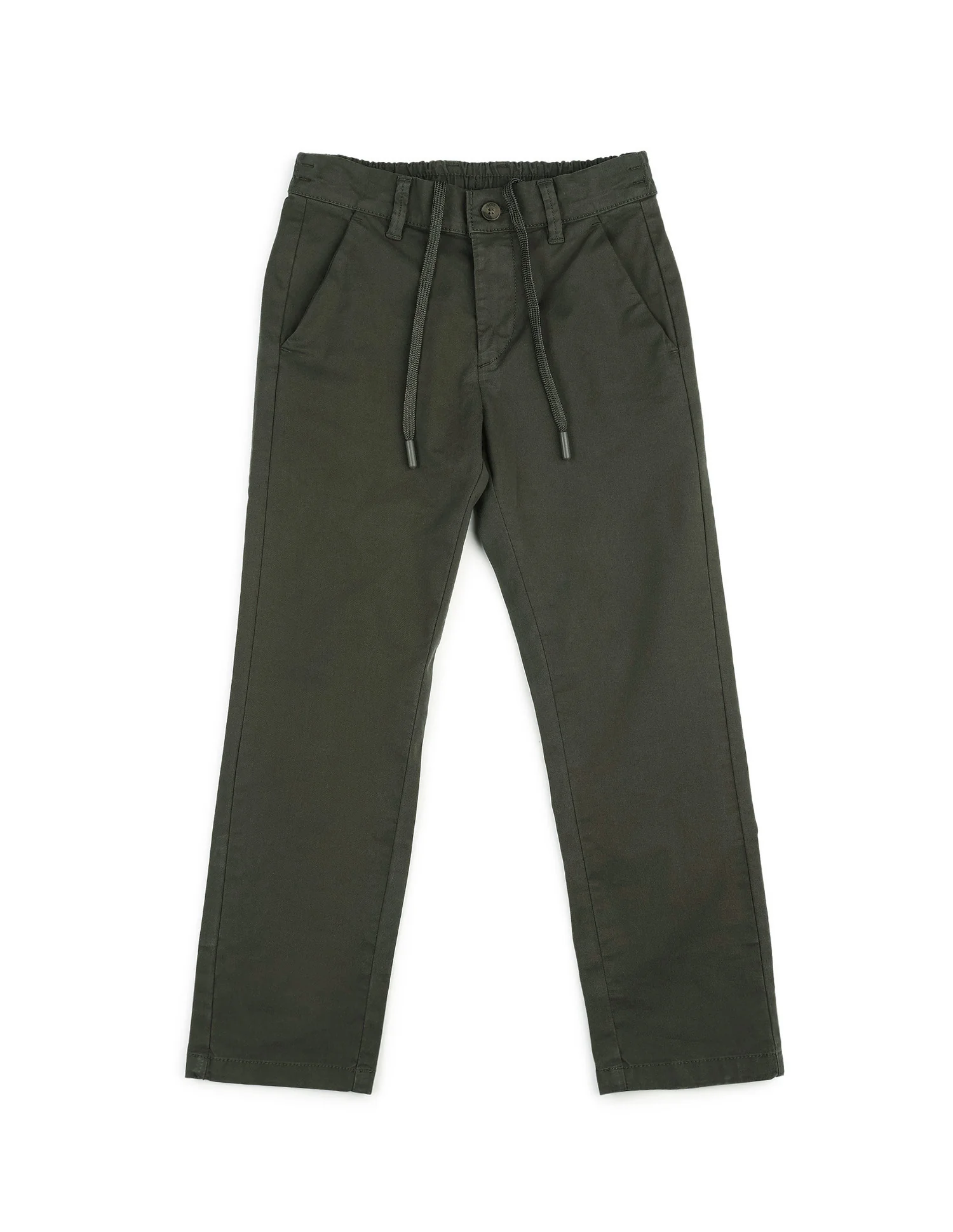 Boys Pure Cotton Twill Trousers - Image 7
