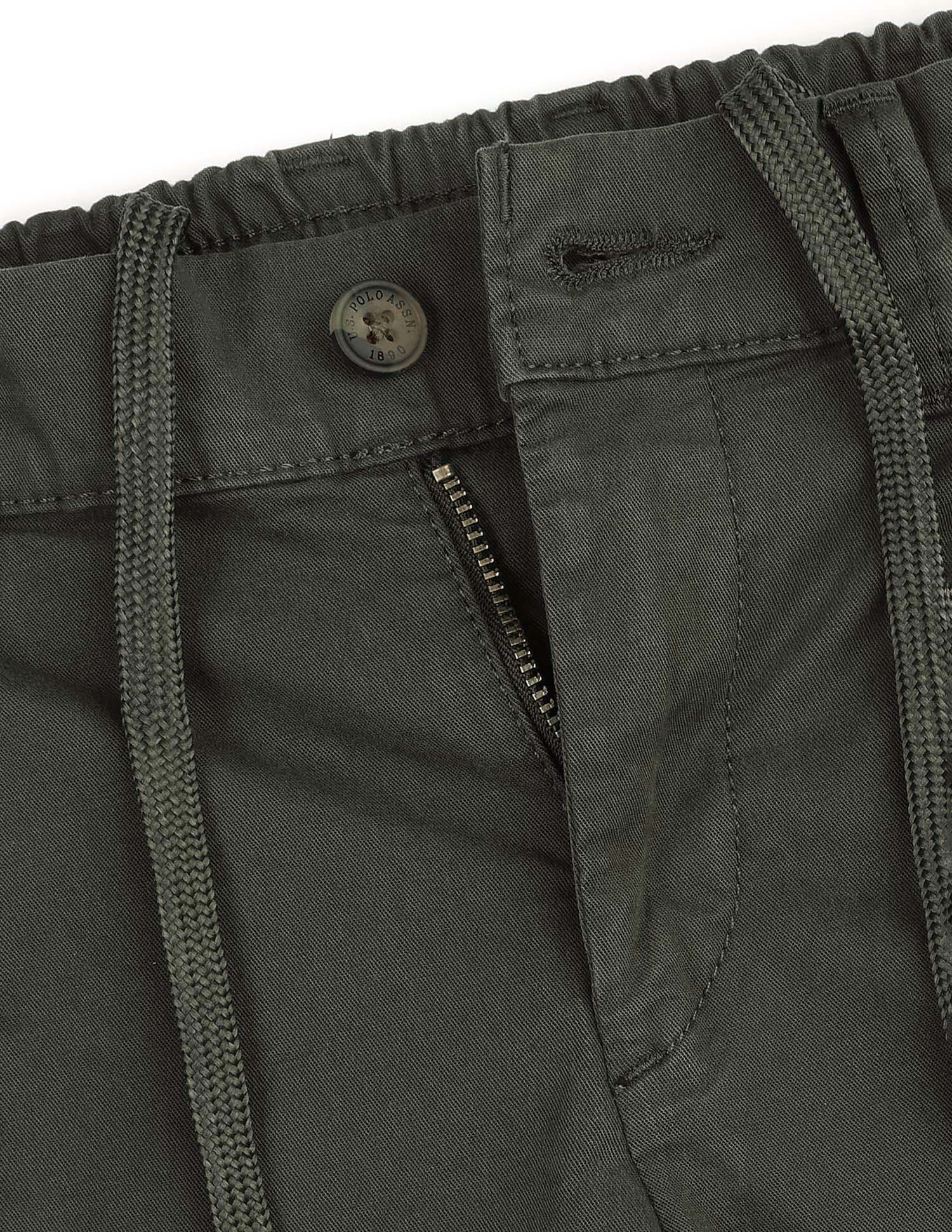 Boys Pure Cotton Twill Trousers - Image 9
