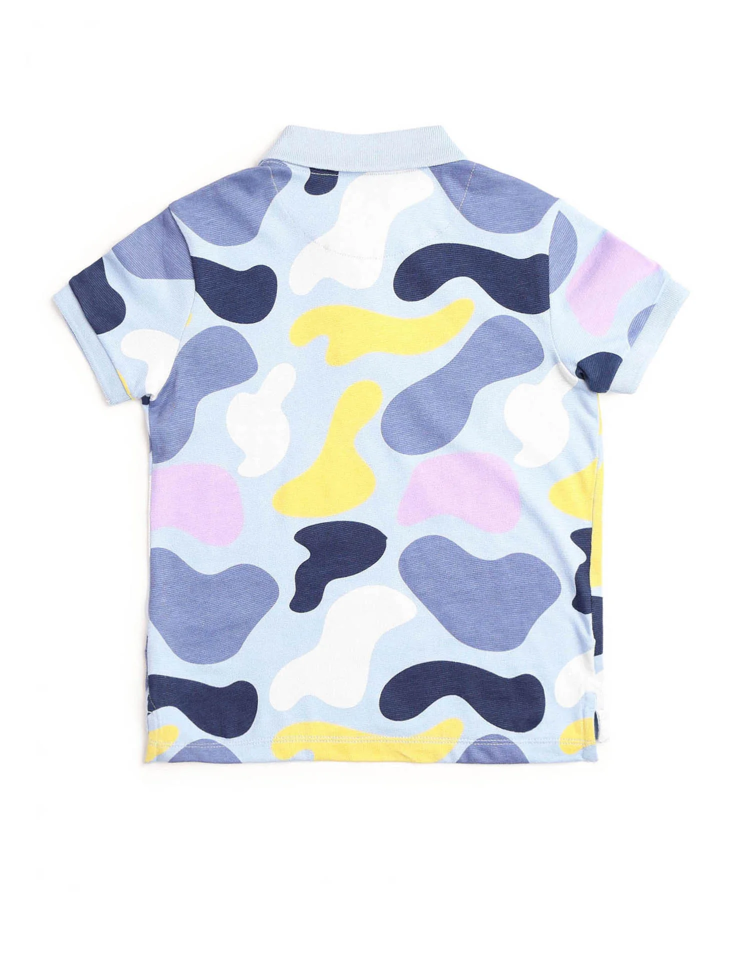 Boys Regular Fit Abstract Printed Polo Shirt - Image 7