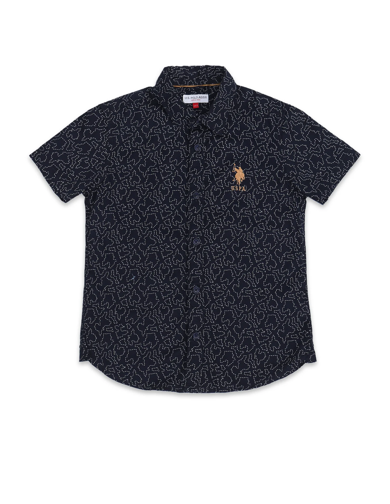 Boys Regular Fit Abstract Printed Shirt - Image 5