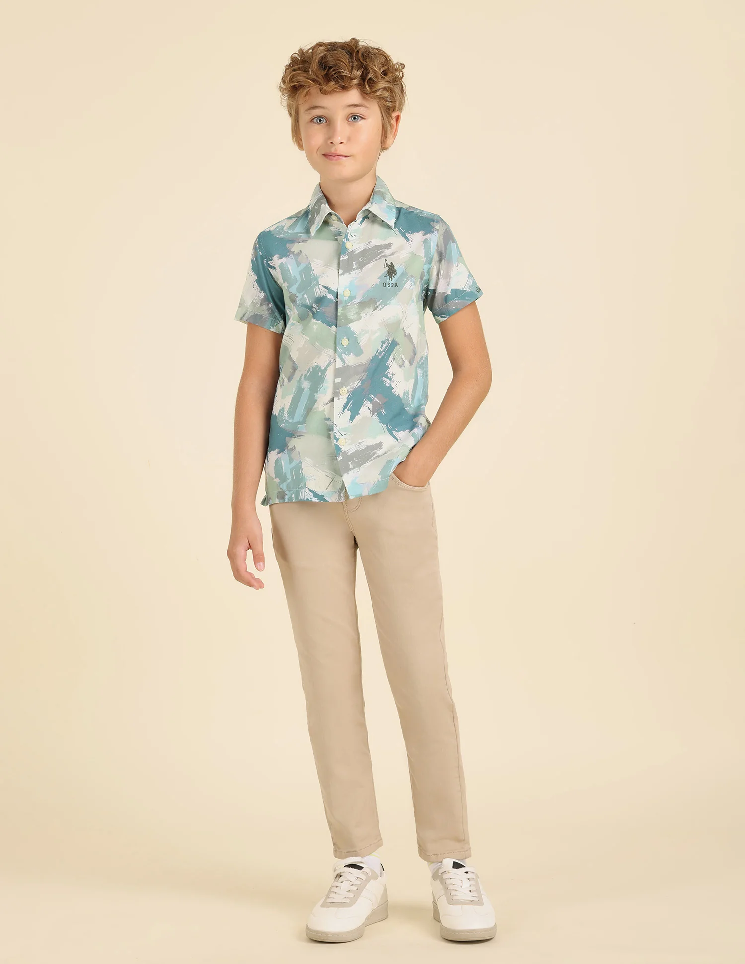 Boys Regular Fit Abstract Printed Shirt - Image 3