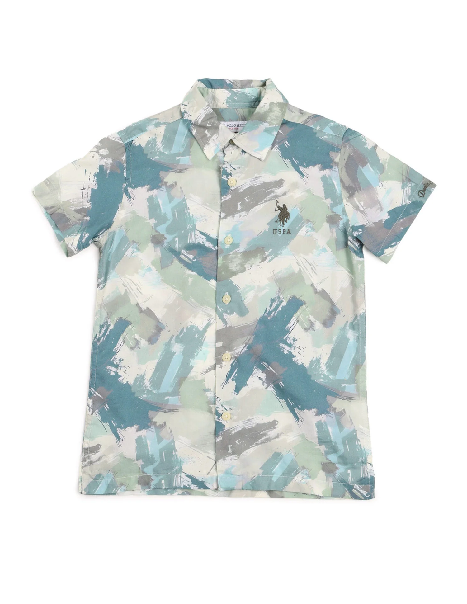 Boys Regular Fit Abstract Printed Shirt - Image 6
