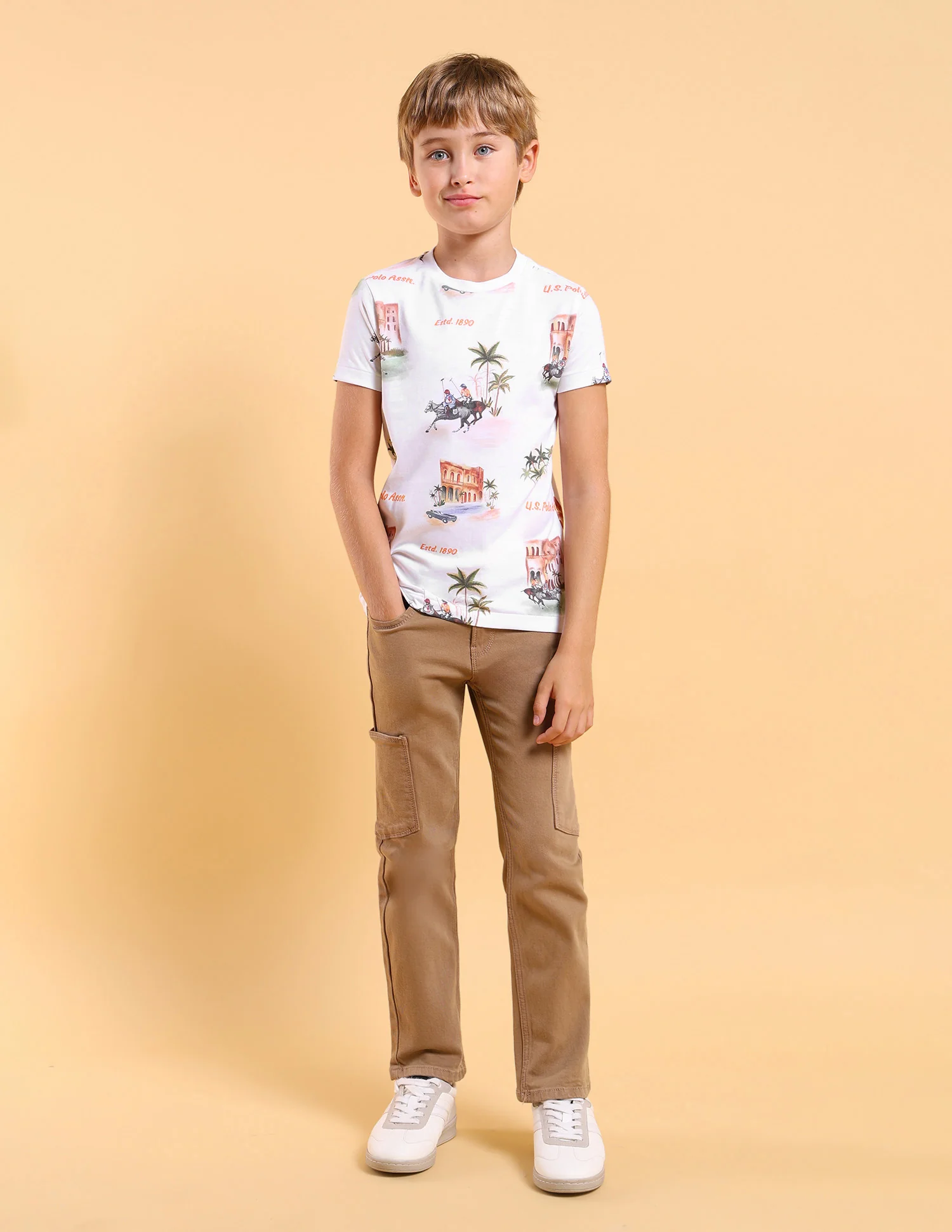 Boys Regular Fit All Over Printed T-Shirt - Image 3